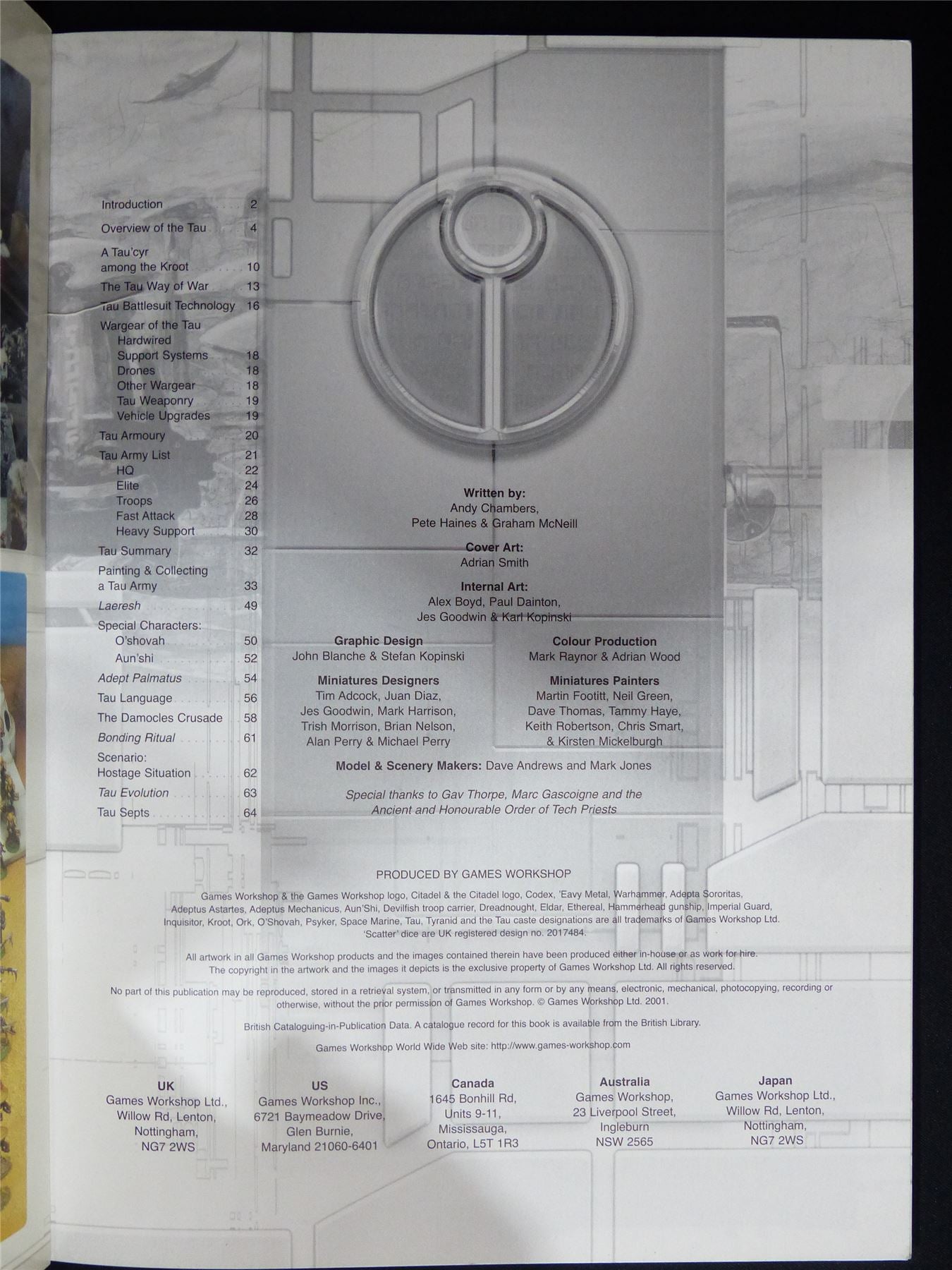 Tau 3rd Edition Codex 2001 Softback - Warhammer 40K #1P5