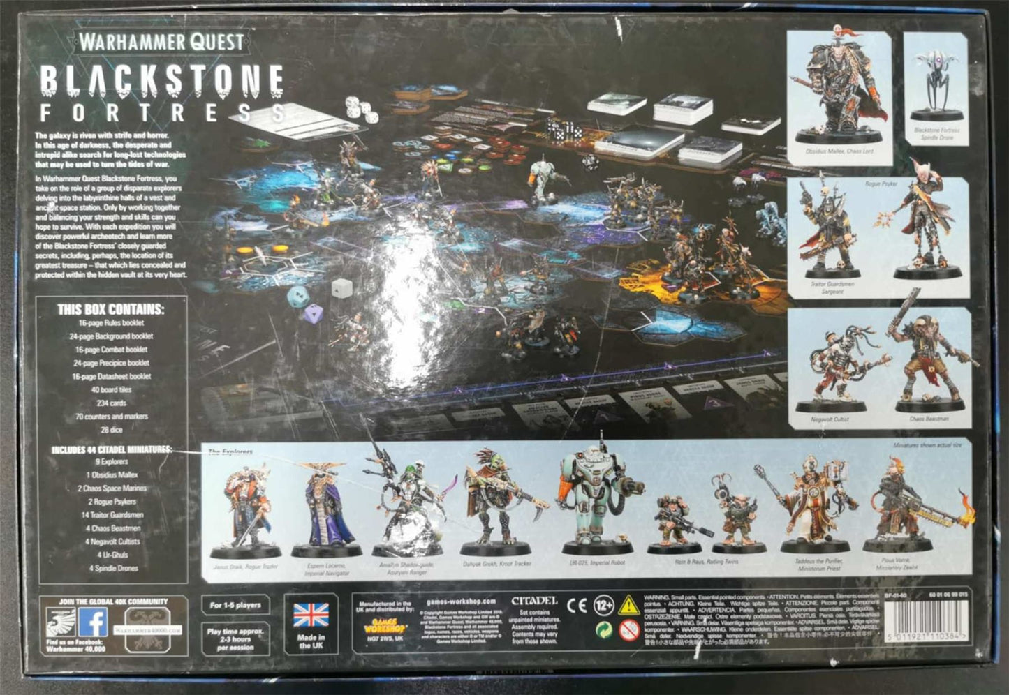 Book Dice Rules Boards Cards etc - Warhammer Blackstone Fortress #G6