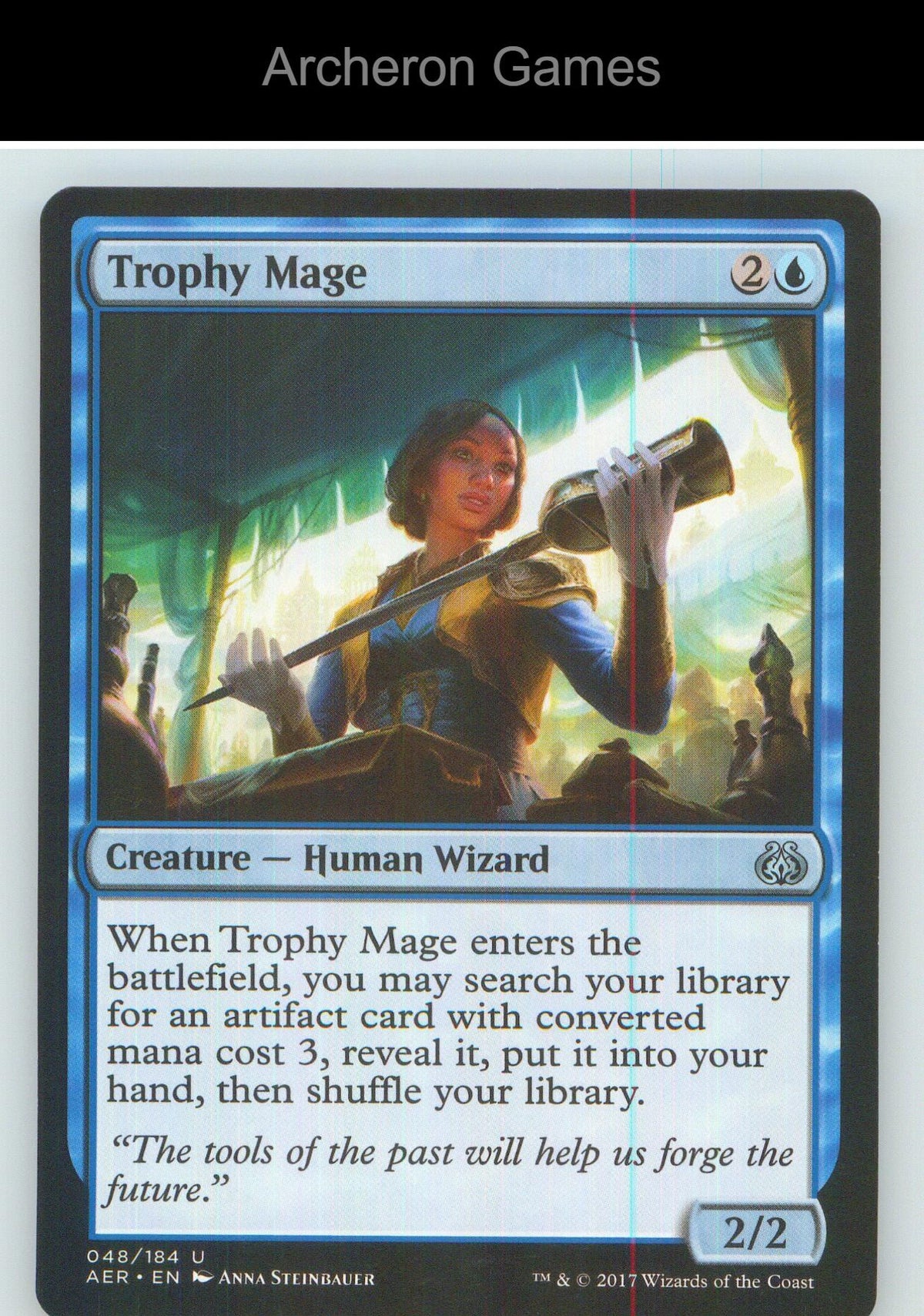 Trophy Mage AER 48 UC MTG Card NM/EX+