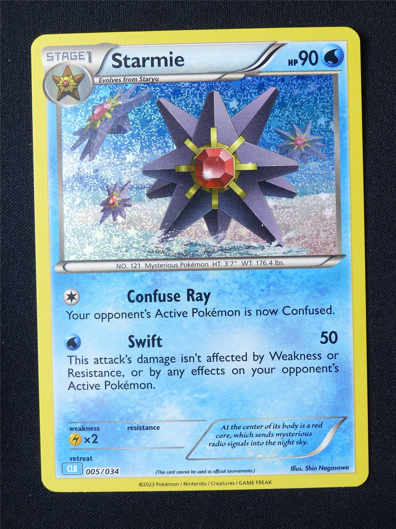 Starmie CLB 005/034 Holo - Pokemon Card #702