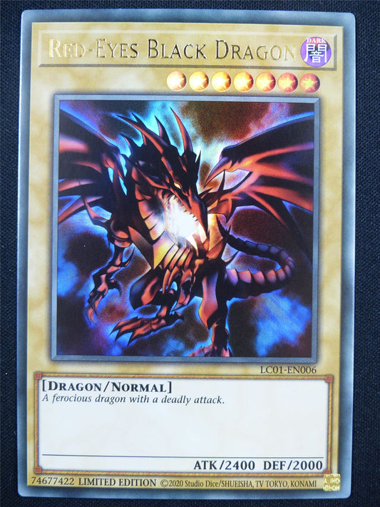 Red-Eyes Black Dragon LC01 Ultra Rare - lim ed Yugioh Card #6M