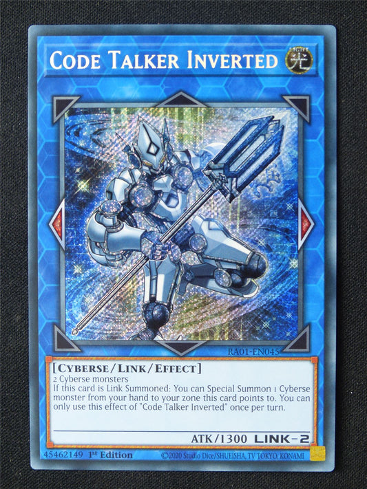 Code Talker Inverted RA01 Secret Rare - 1st ed Yugioh Card #A