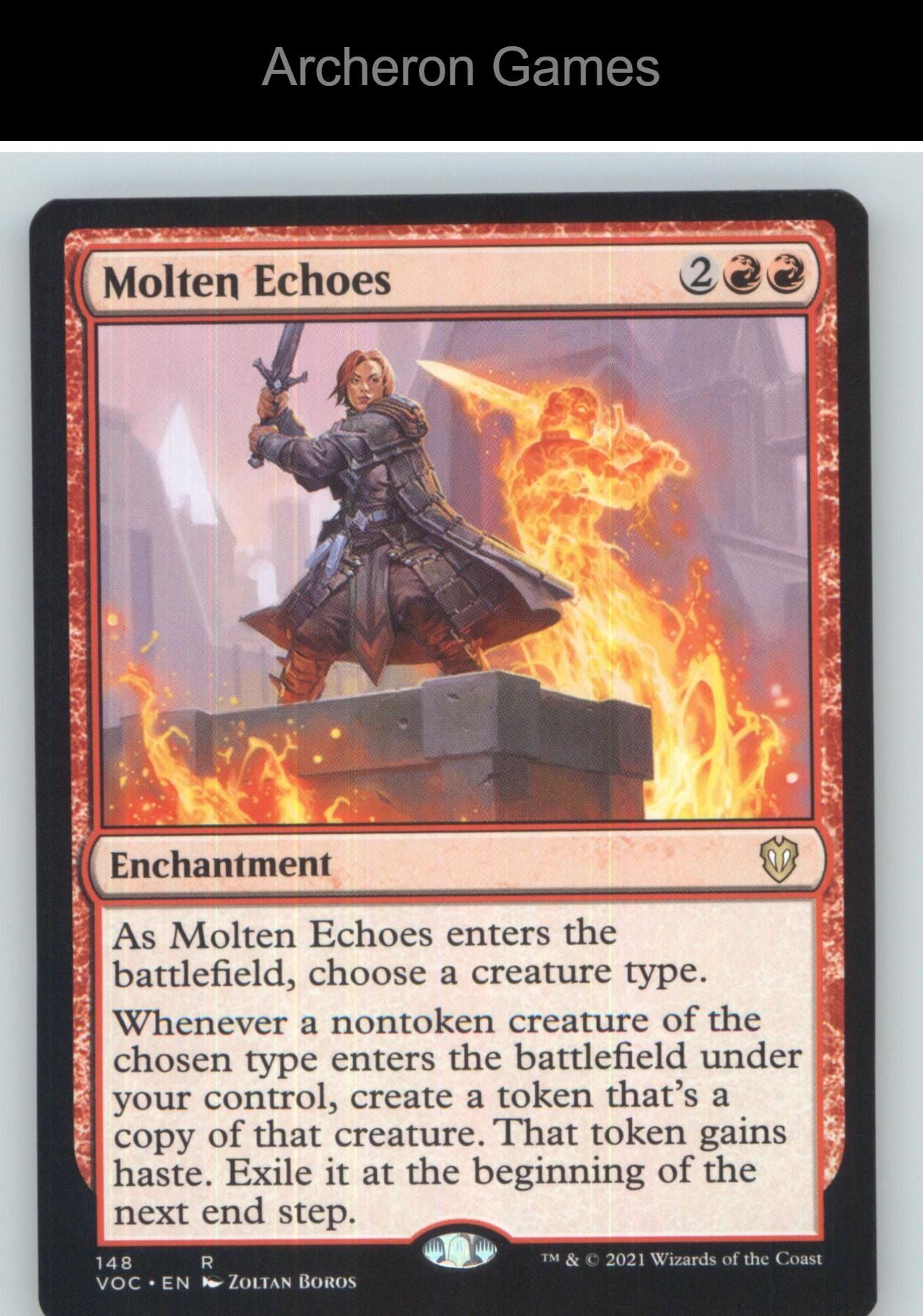 Molten Echoes VOC 148 R MTG Card NM/EX+