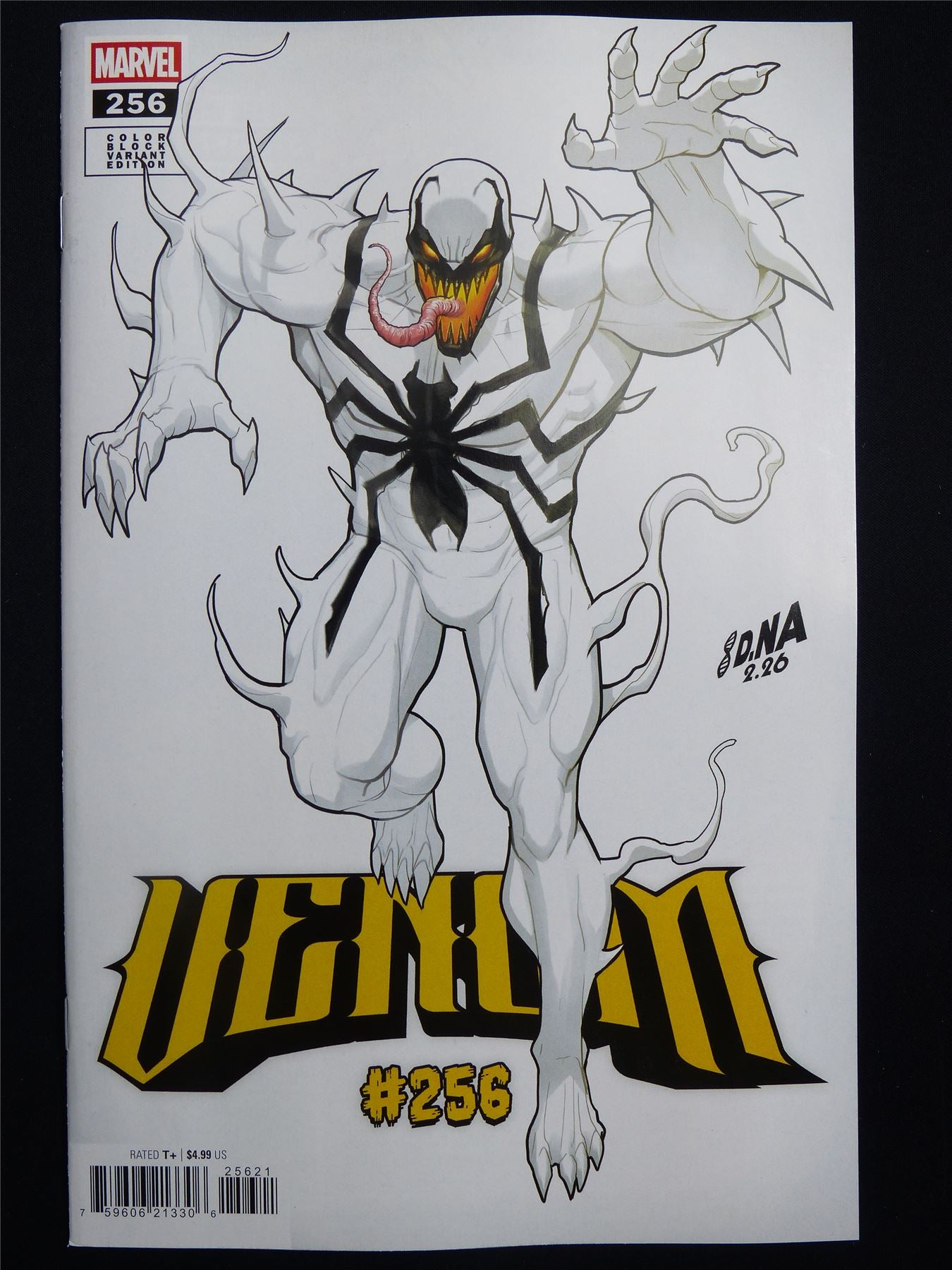 VENOM #256 Color Block Variant - Jun 2026 Marvel Comic #44Y