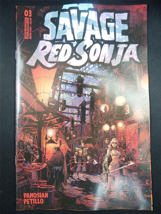 Savage RED Sonja #3 - Jan 2024 Dynamite Comic #1WE