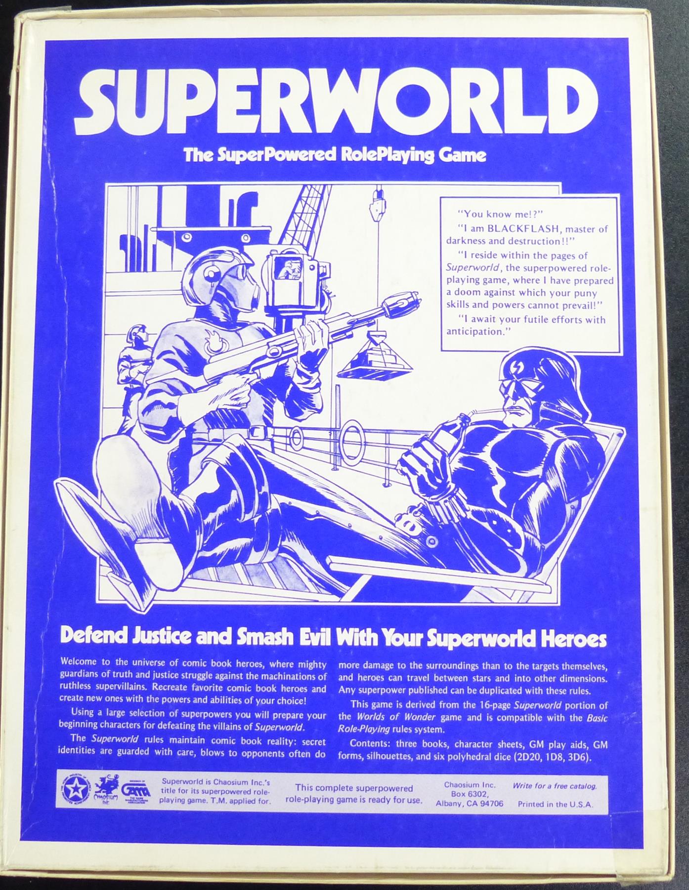 Superworld: Superpowered Roleplaying Game Classic OOP #1XN