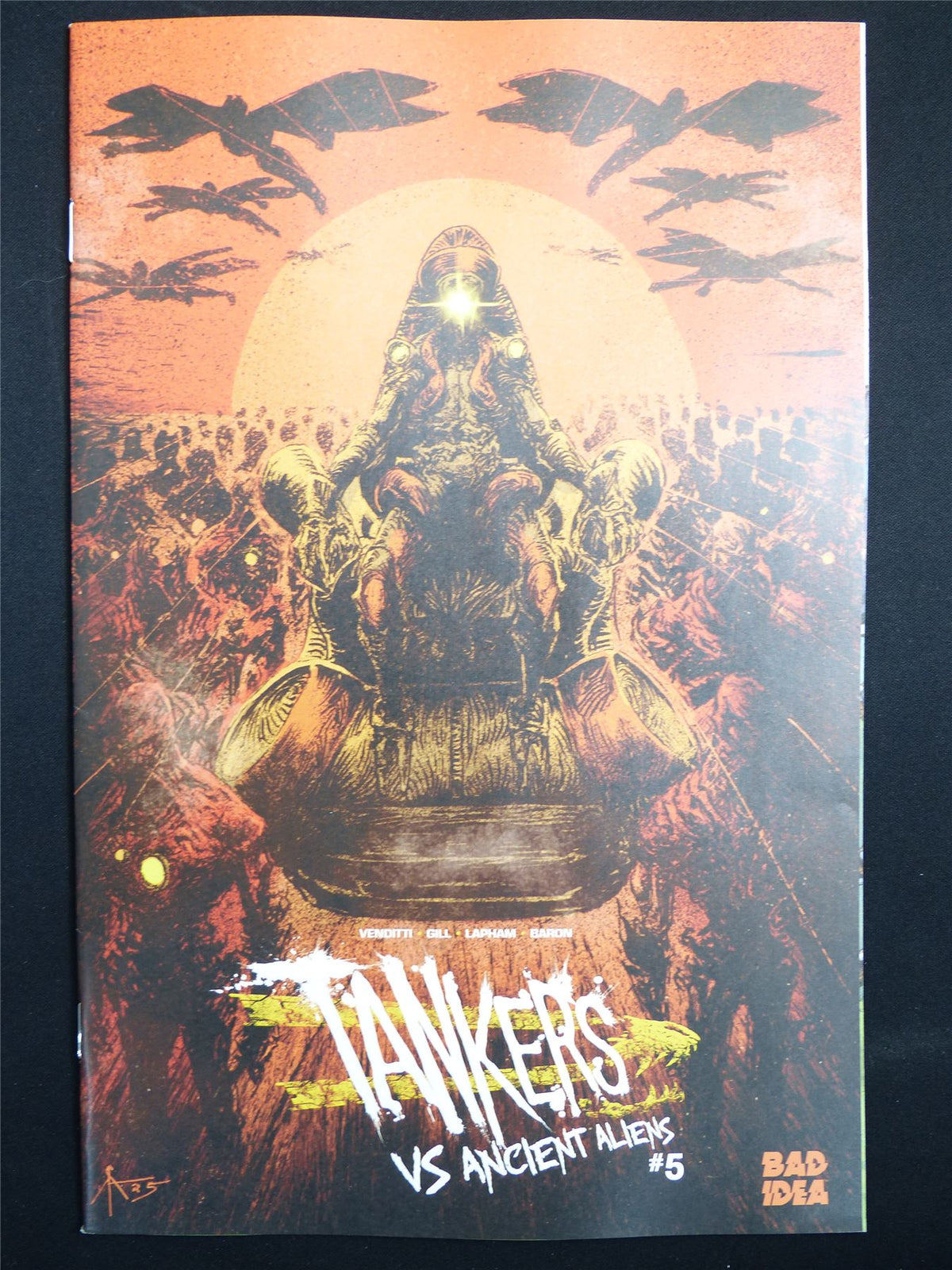 TANKERS vs Ancient Aliens #5 Cvr B - Oct 2026 Bad idea Comic #566