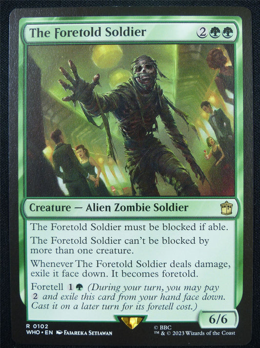 The Foretold Soldier - WHO - Mtg Card #2Y9