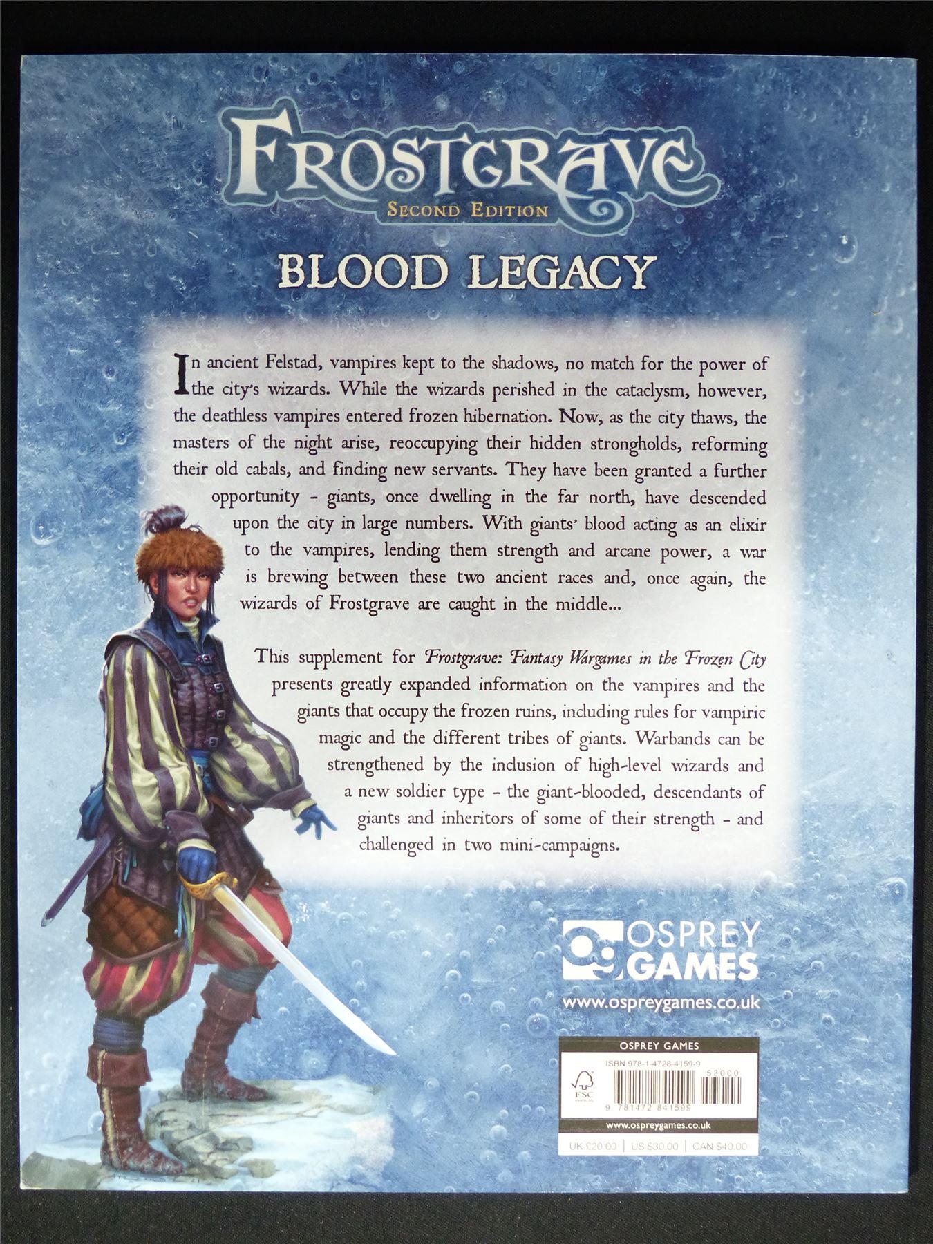 Blood Legacy: Frostgrave Second Edition - Book Softback #MJ
