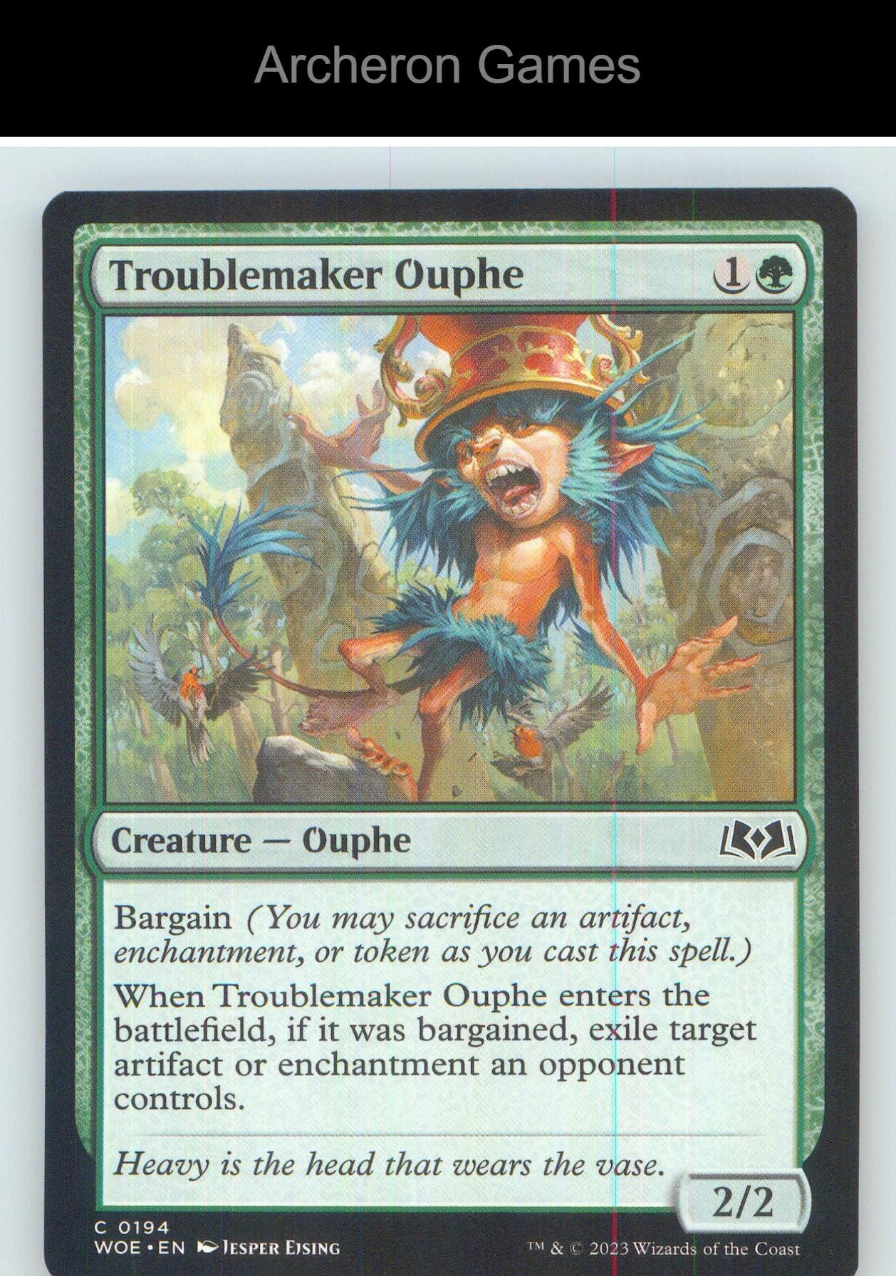 Troublemaker Ouphe WOE 194 C MTG Card NM/EX+
