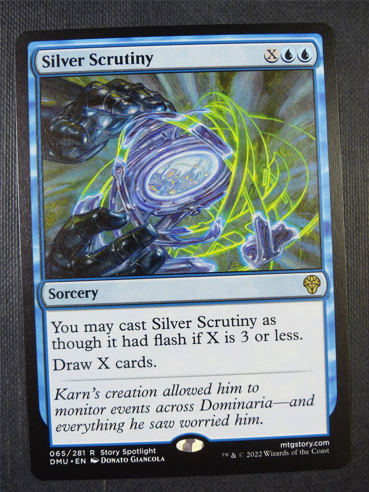 Silver Scrutiny - Dominaria United Mtg Card #7H2