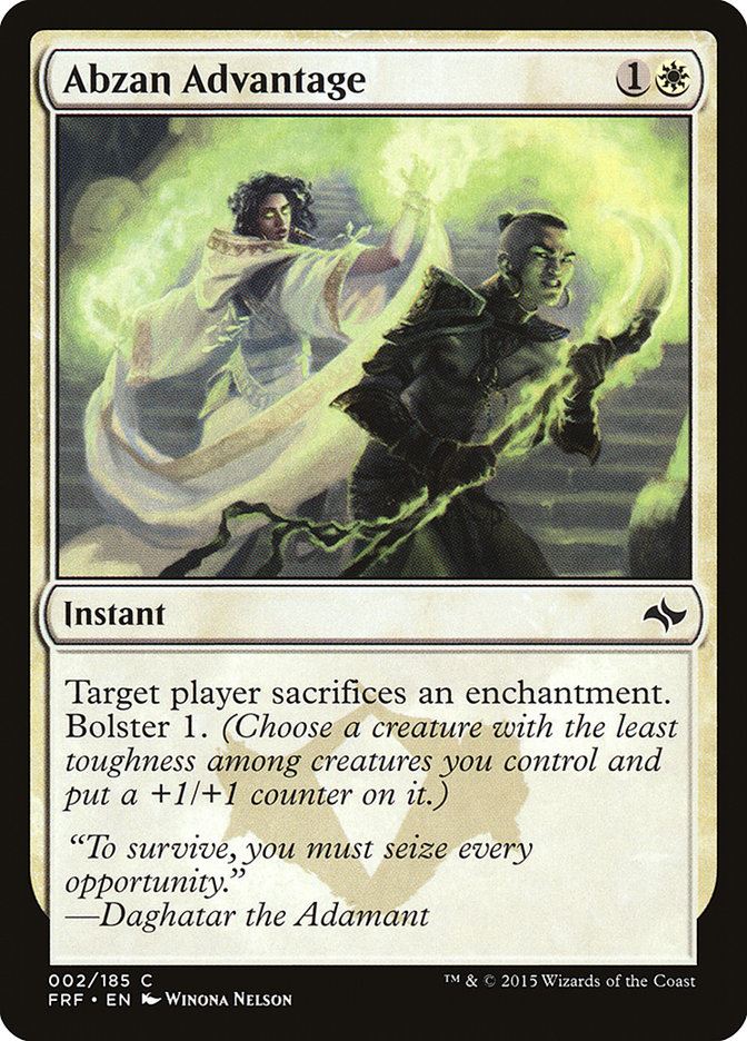 Abzan Advantage - Fate Reforged frf