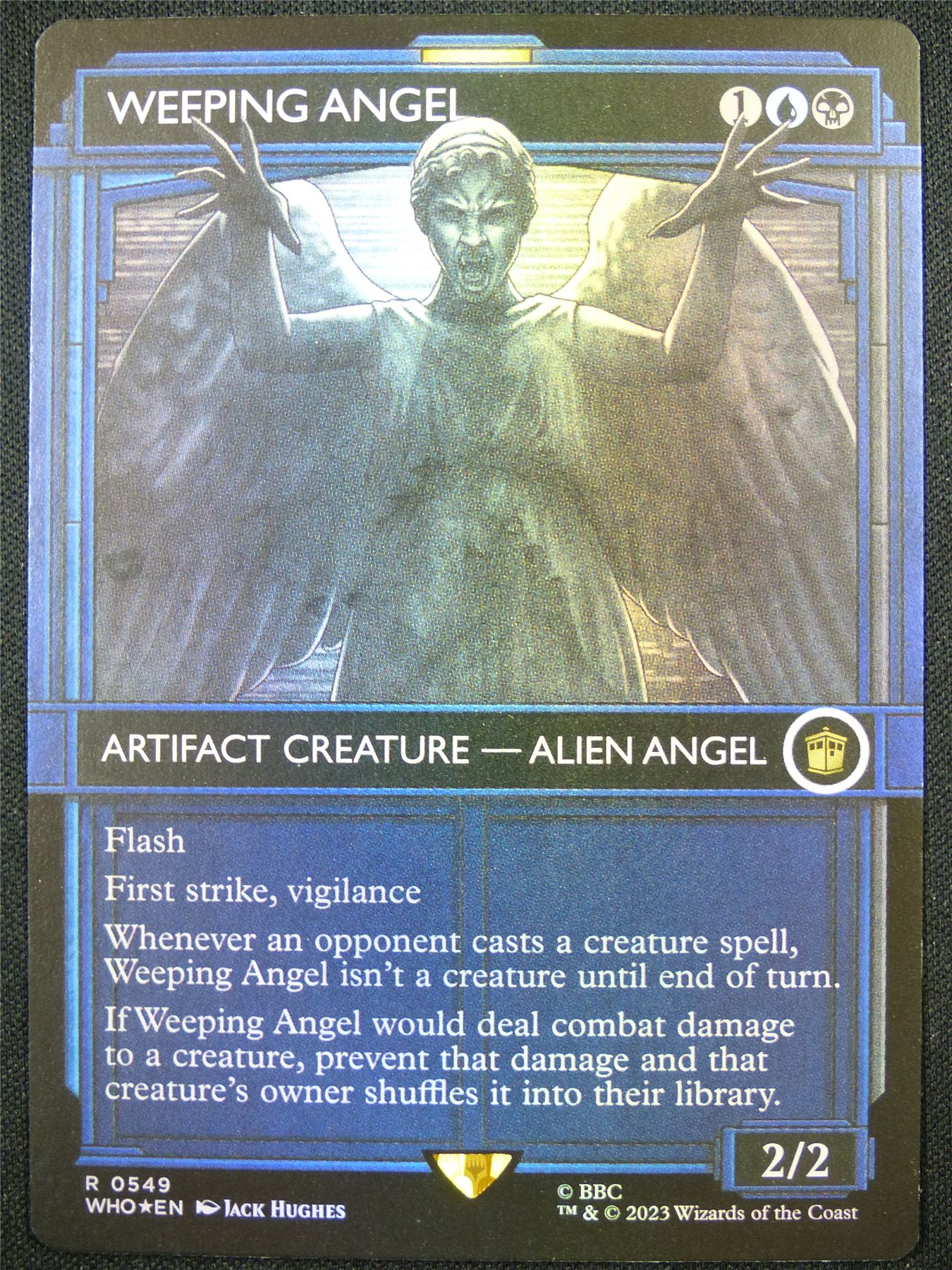 Weeping Angel Foil Showcase - WHO - Mtg Card #6Y