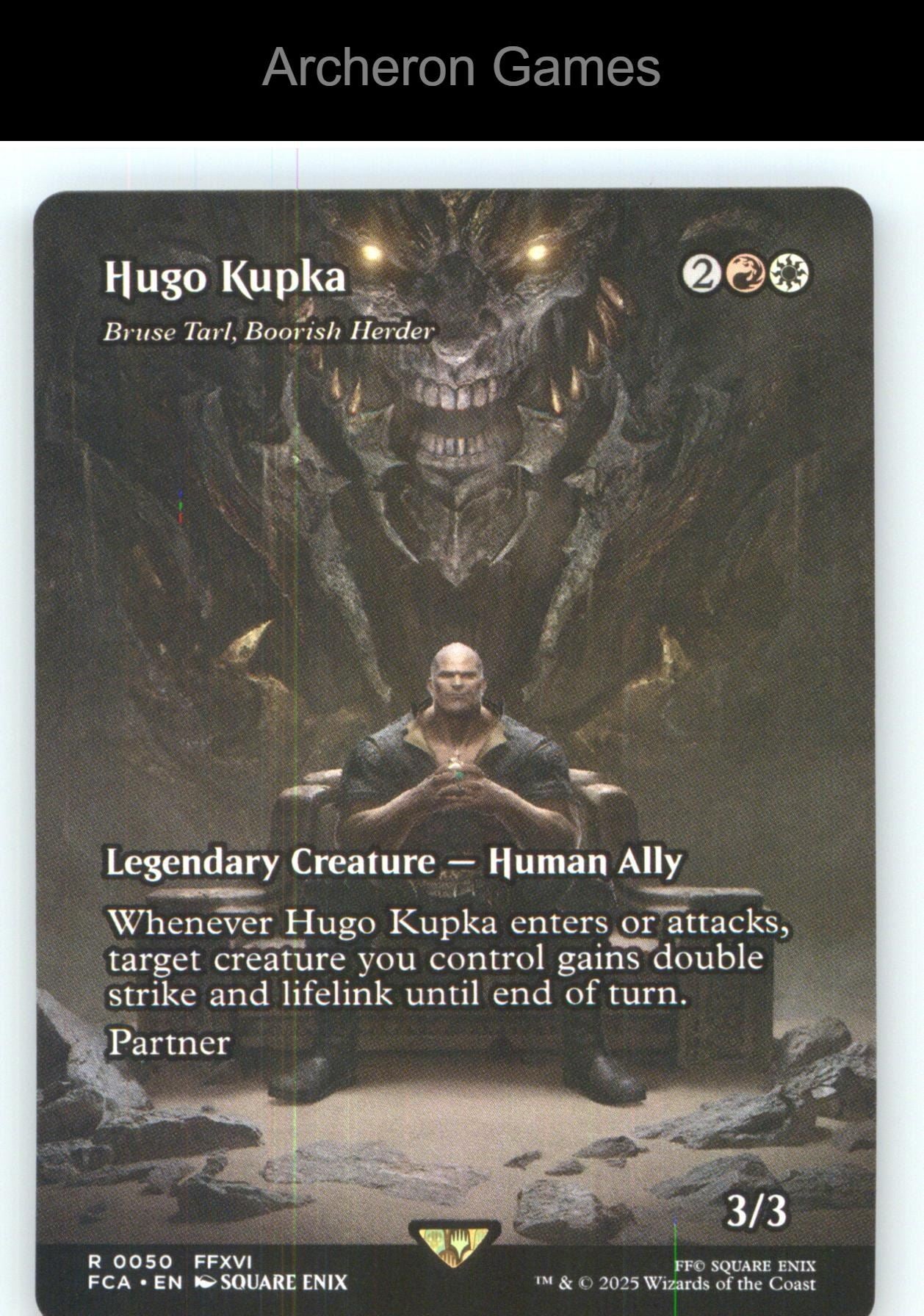 Hugo Kupka - Bruse Tarl, Boorish Herder (Showcase) FCA 50 R MTG Card NM/EX+