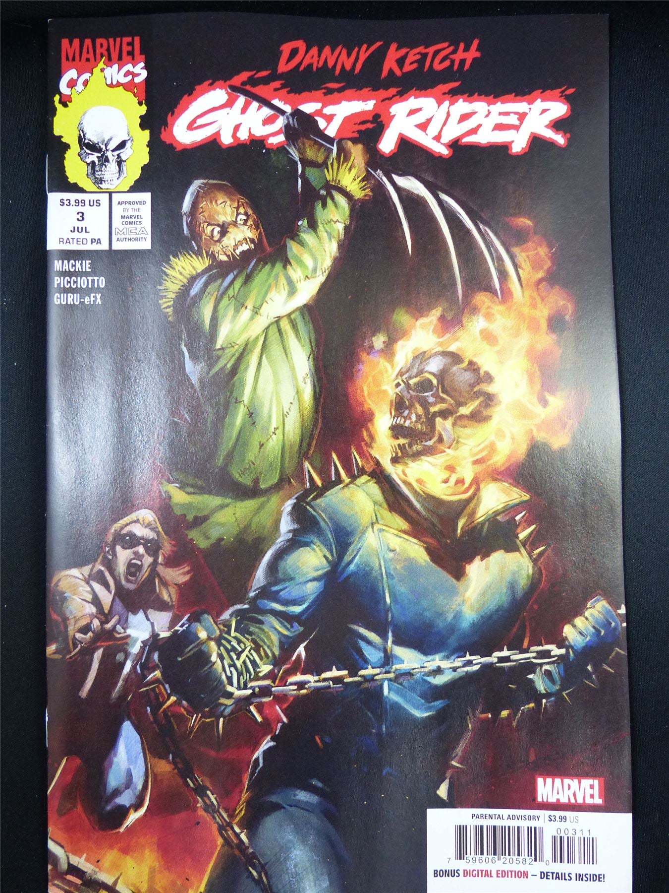 Danny Ketch: GHOST Rider #3 - Sep 2023 Marvel Comic #2RI