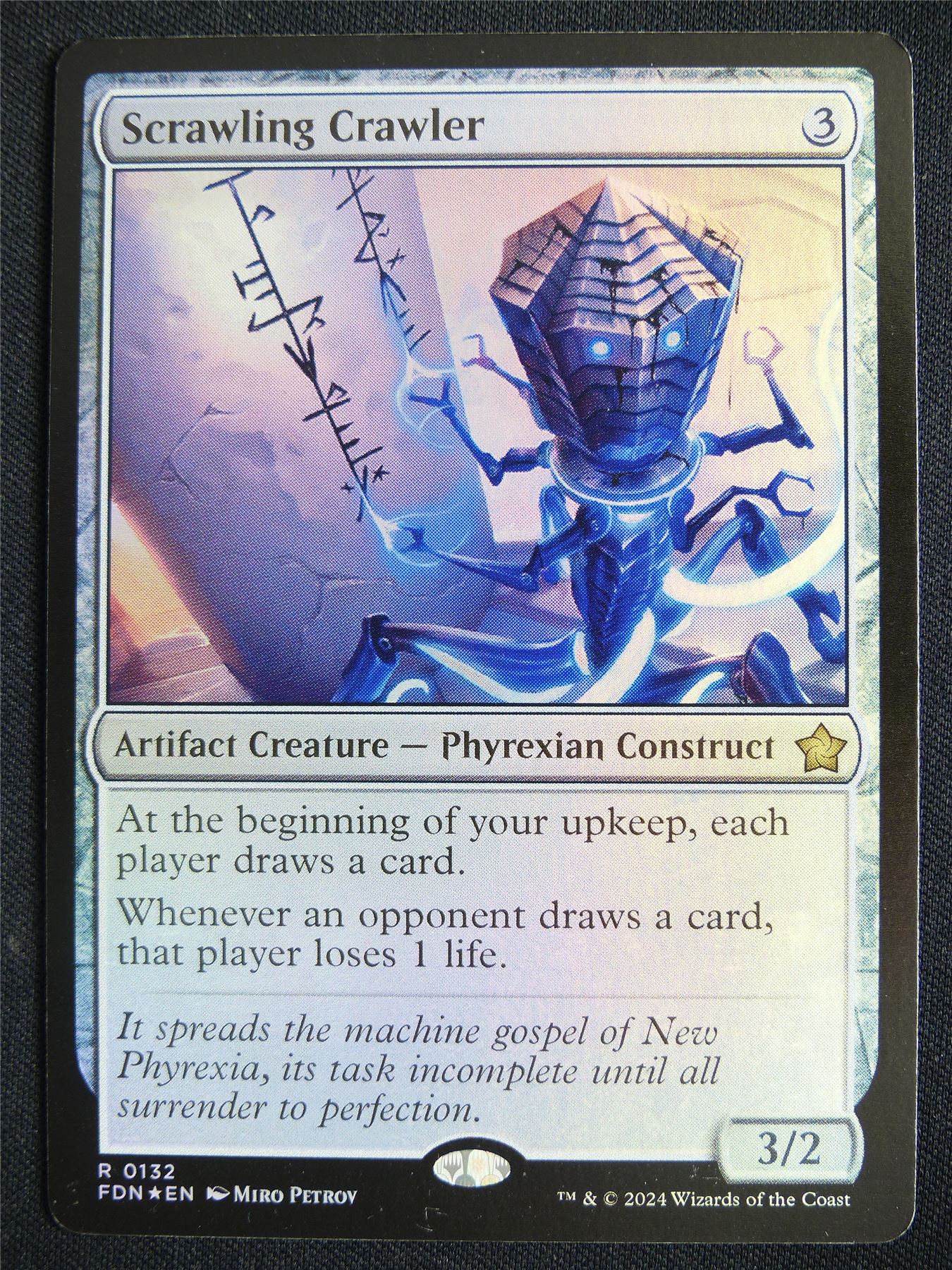 Scrawling Crawler Foil - FDN - Mtg Card #3JX