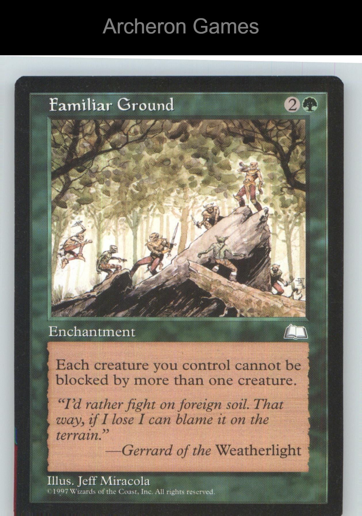 Familiar Ground WTH UC MTG Card NM/EX+