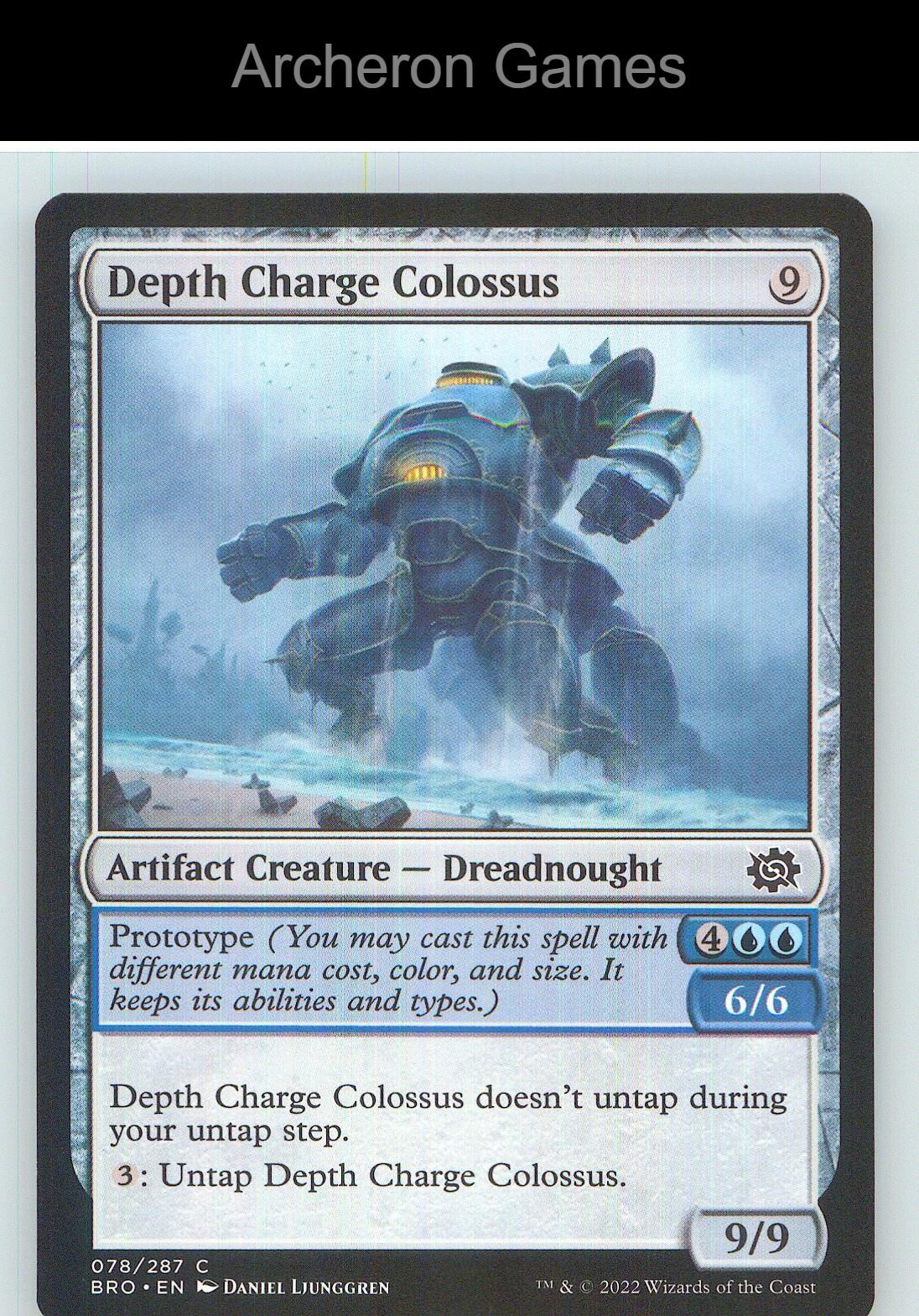 Depth Charge Colossus BRO 78 C MTG Card NM/EX+