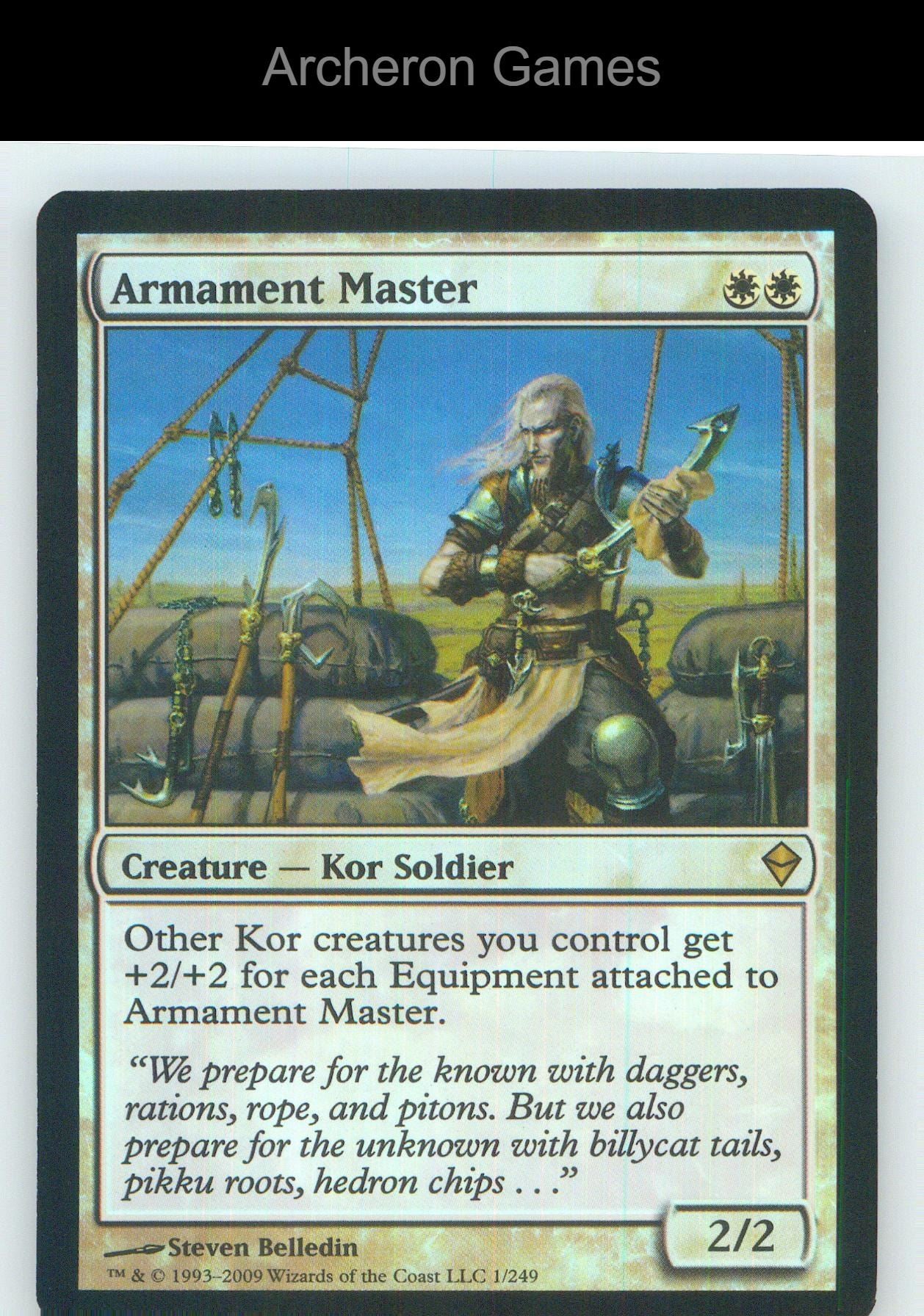 Armament Master ZEN 1 R MTG Card NM/EX+ Foil