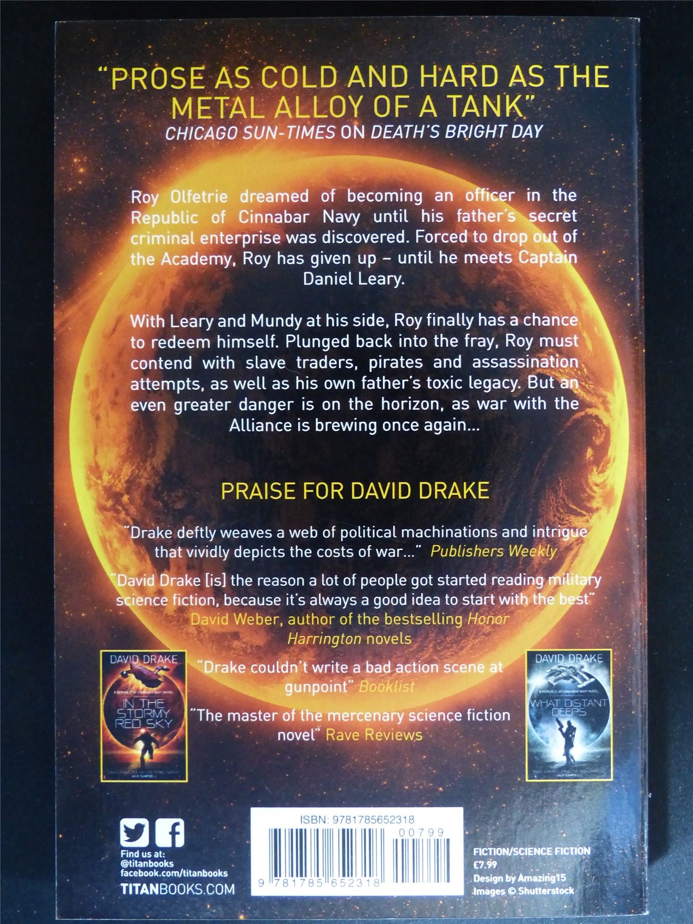 Though Hell Should bar The Way: A Republic of Cinnabar Navy Novel - Titan Novel Book Softback #93