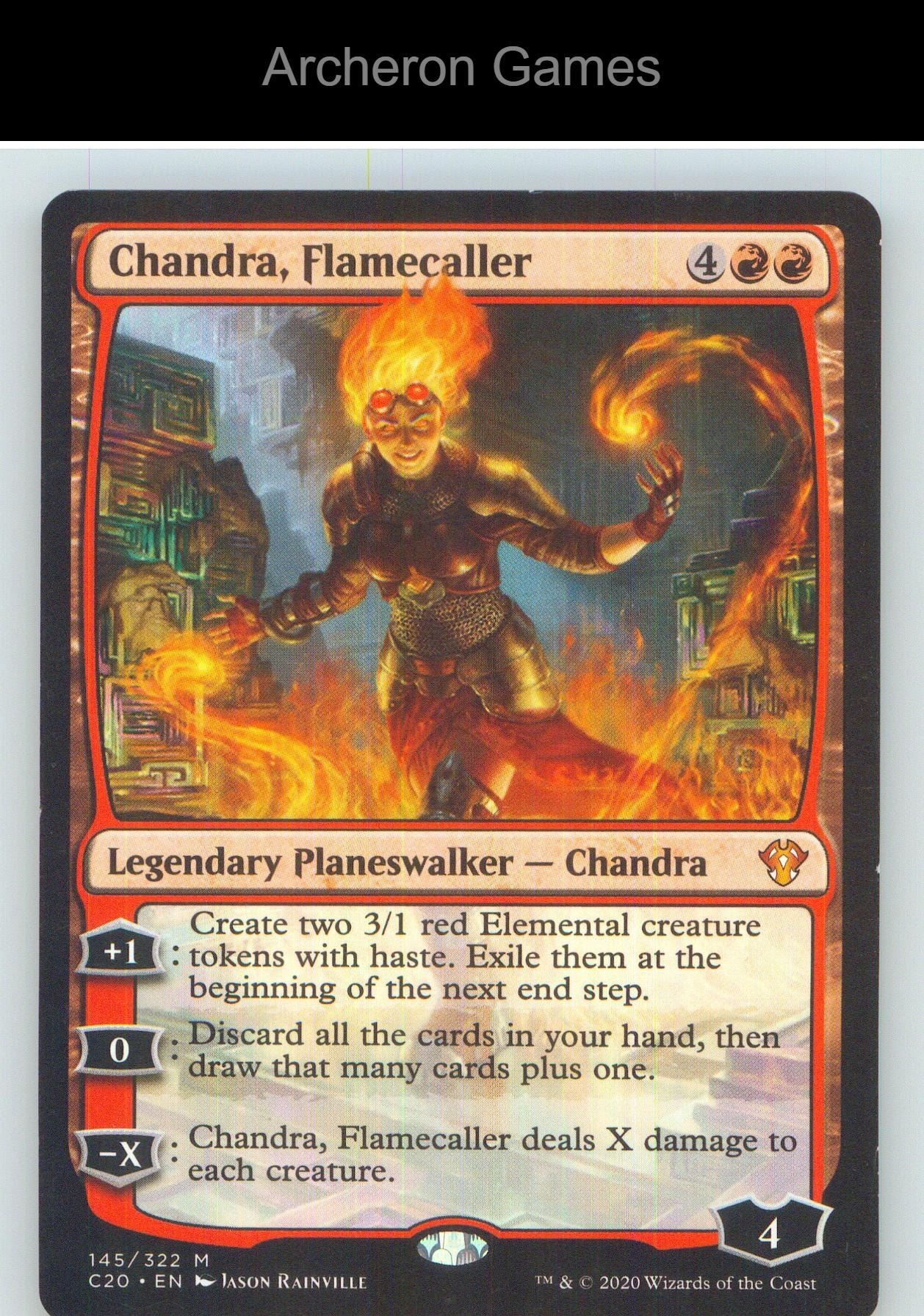 Chandra, Flamecaller C20 145 Mythic MTG Card NM/EX+