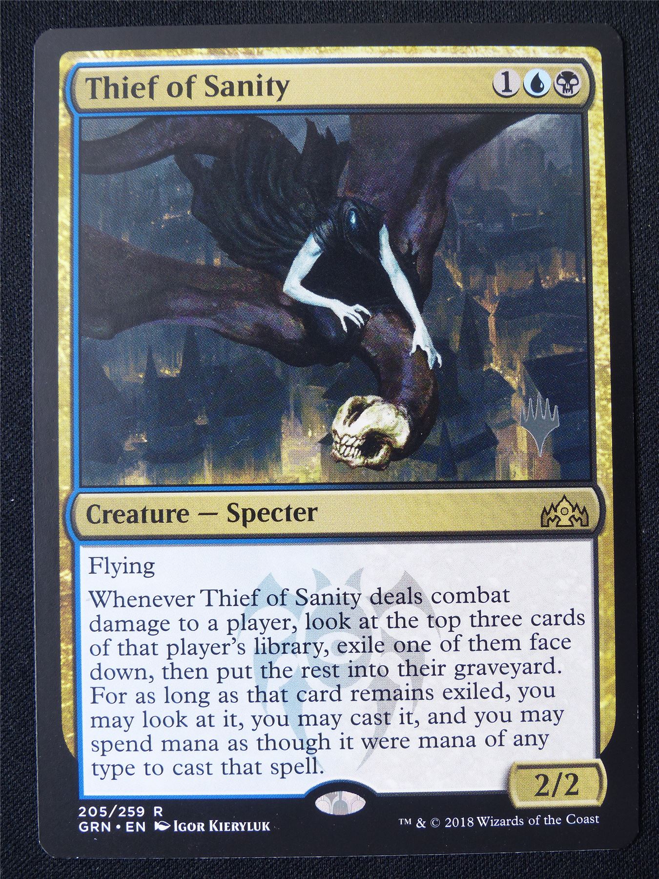 Thief of Sanity Promo stamped - GRN - Mtg Card #2DG