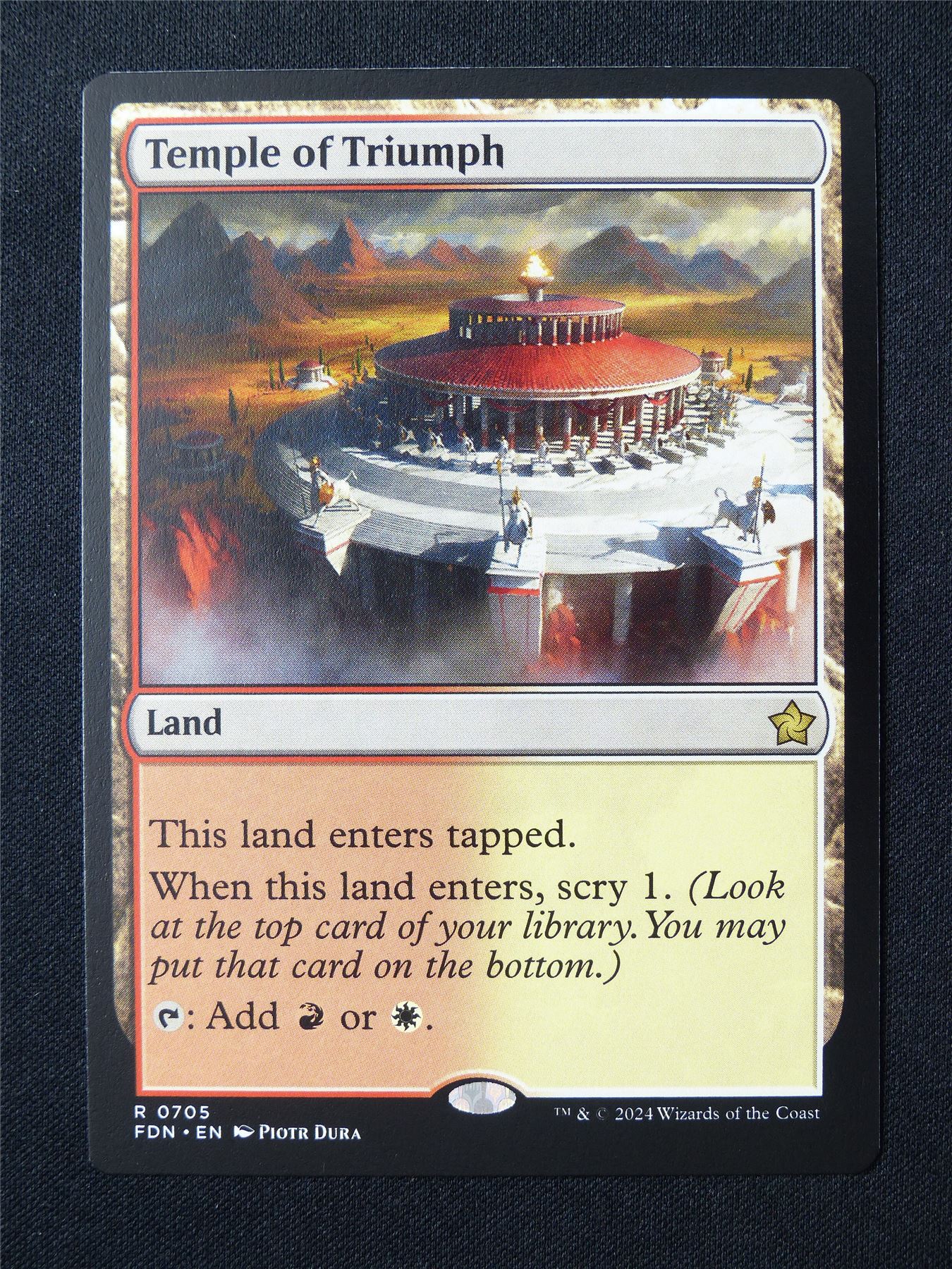 Temple of Triumph - FDN - Mtg Card #5AJ