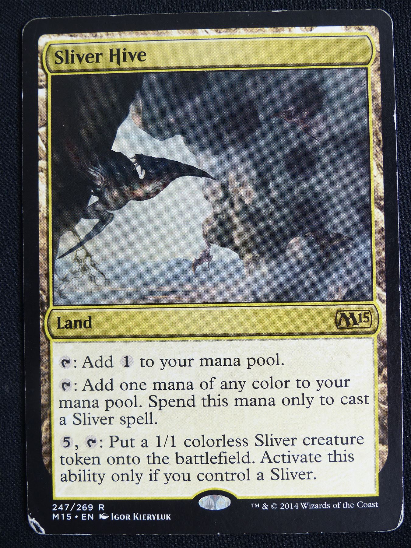 Sliver Hive played - M15 - Mtg Card #3IL