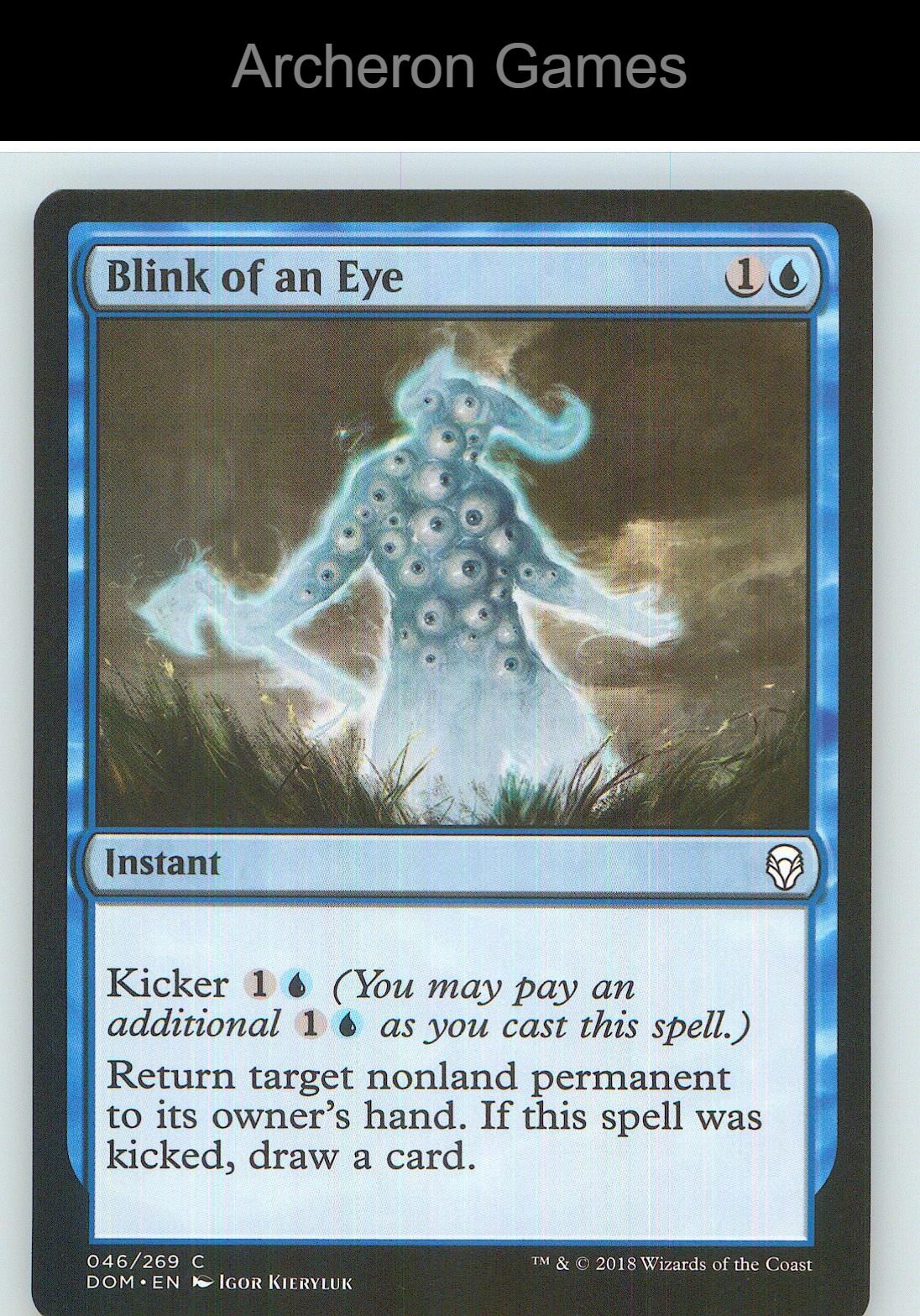 Blink of an Eye DOM 46 C MTG Card NM/EX+
