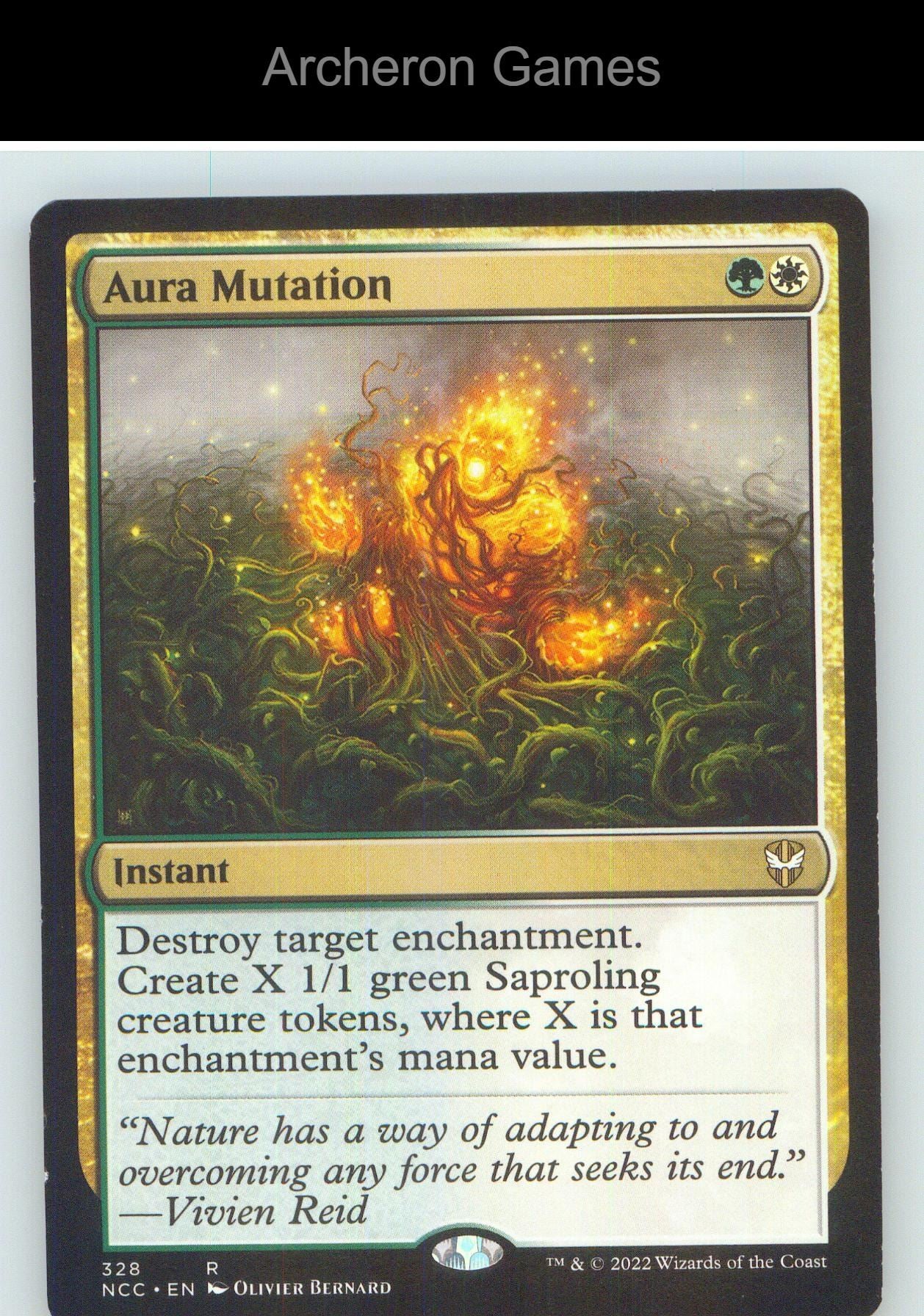 Aura Mutation NCC 328 R MTG Card NM/EX+