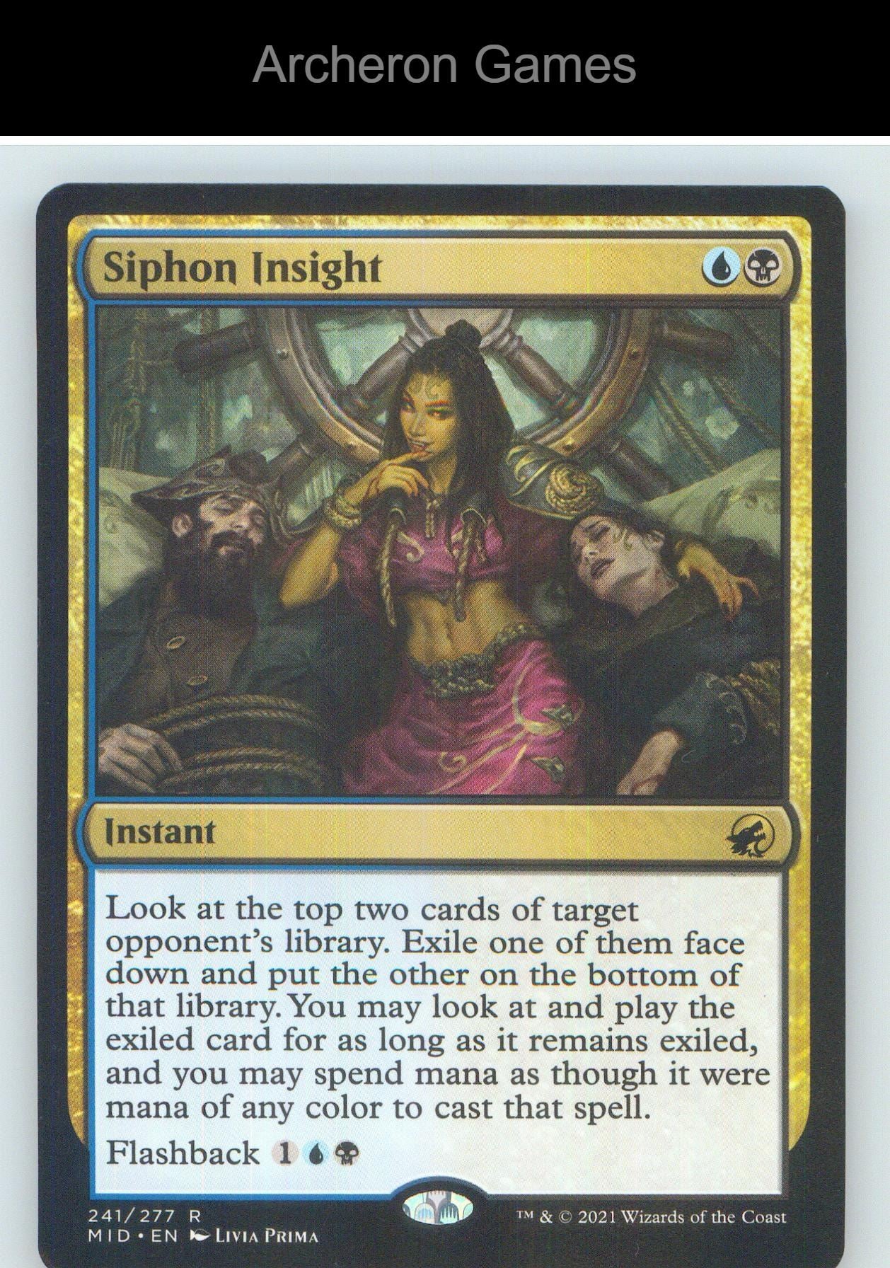 Siphon Insight MID 241 R MTG Card NM/EX+