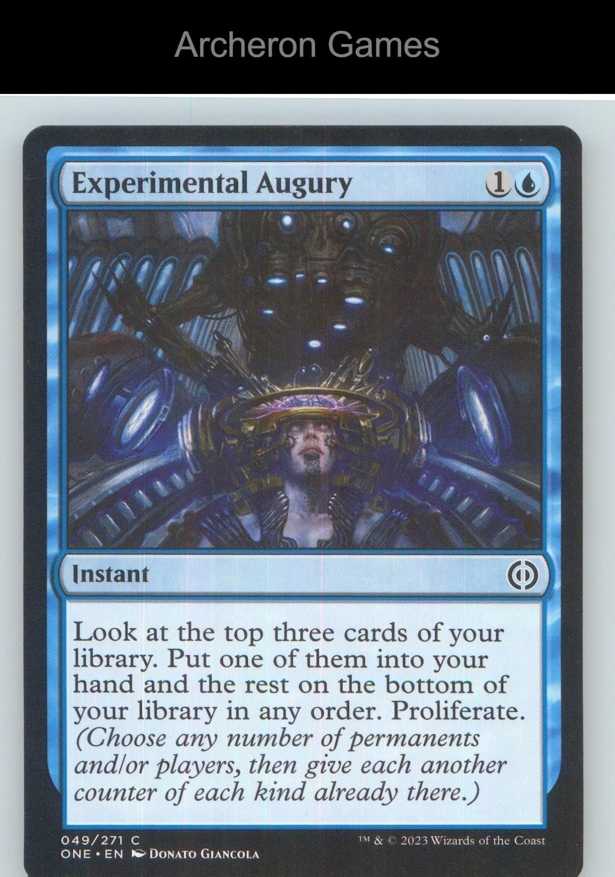 Experimental Augury ONE 49 C MTG Card NM/EX+