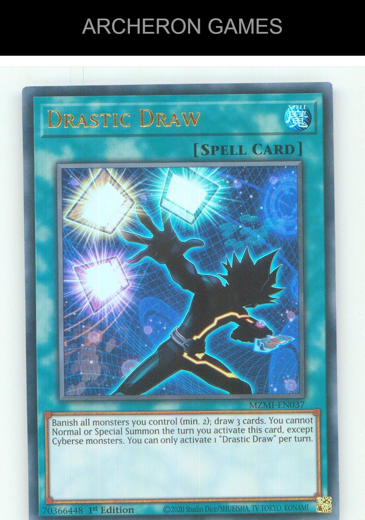 Drastic Draw UR YUGIOH Card 1st Edition