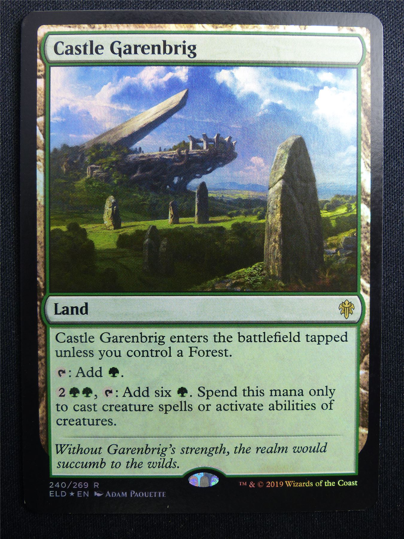 Castle Garenbrig Foil - ELD - Mtg Card #3FZ