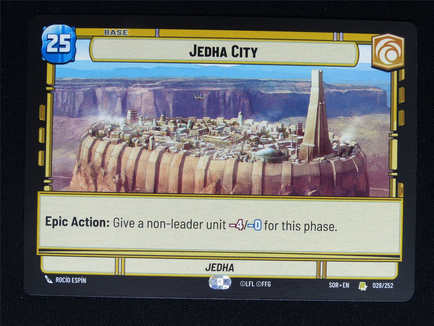 Jedha City 028/252 - Star Wars Unlimited Card #3T3