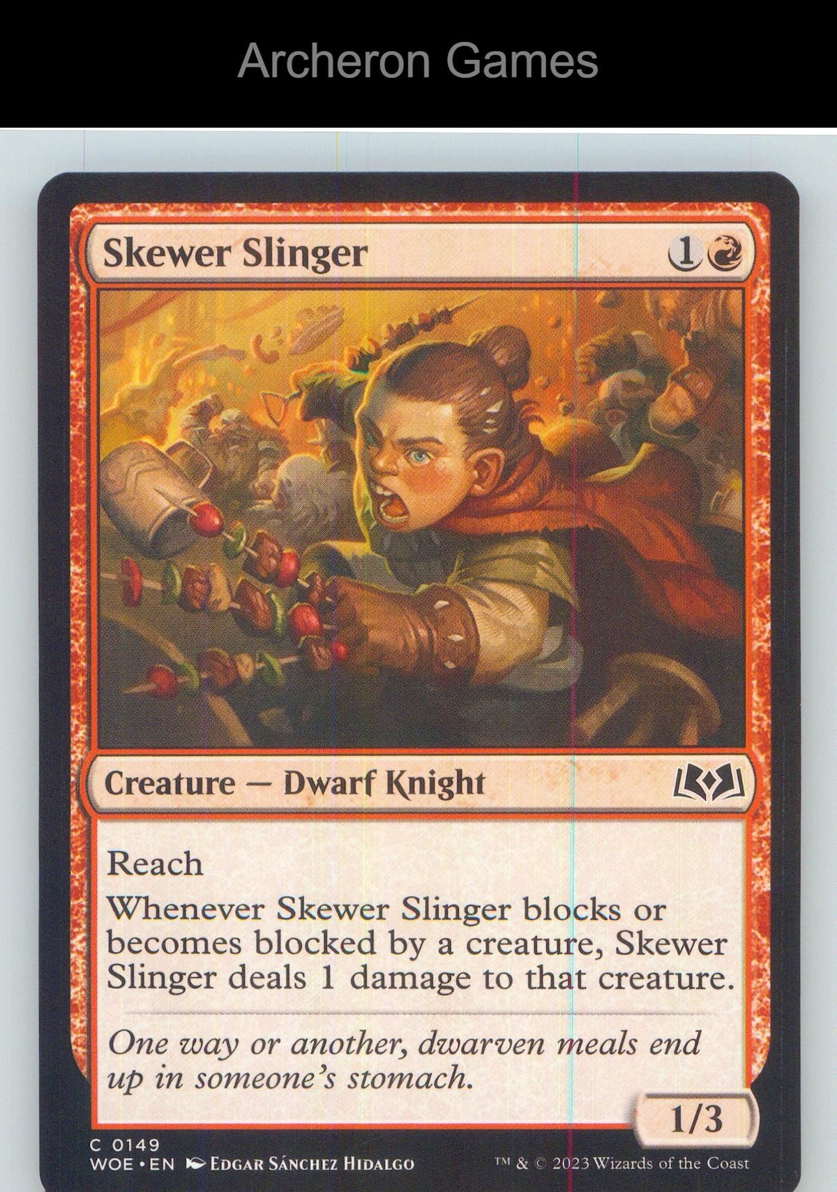 Skewer Slinger WOE 149 C MTG Card NM/EX+