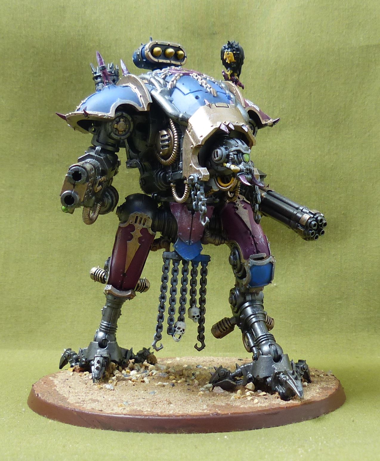 War Dog Brigand painted - Chaos Knights - Warhammer 40K #77U