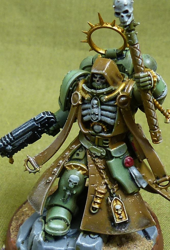 Chaplain painted - Space Marines - Warhammer 40K #2QR
