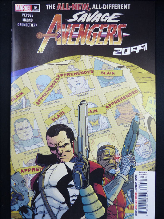 All-New All-Different Savage AVENGERS 2099 #9 - Marvel Comic #4ZU