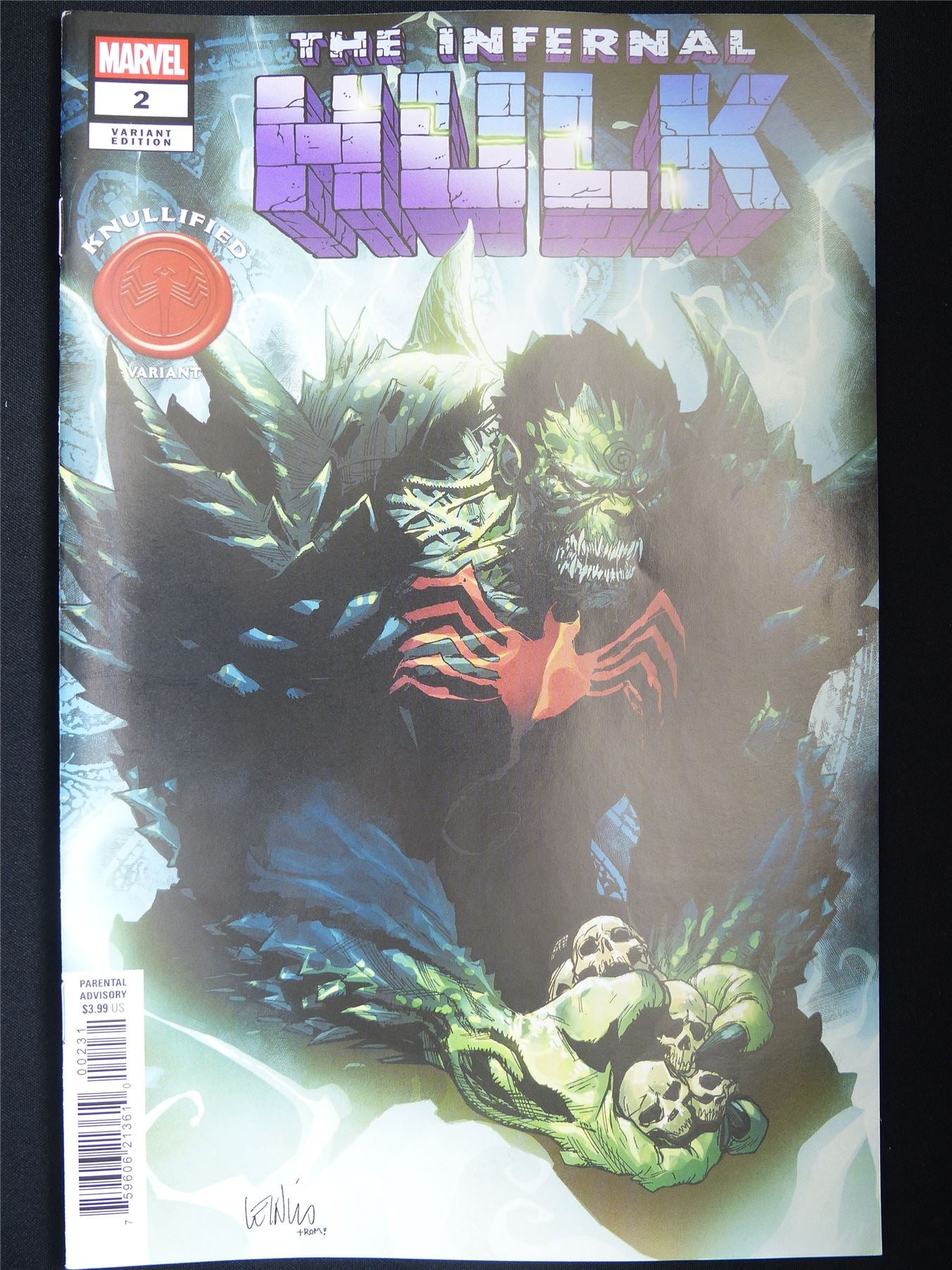 The Infernal HULK #2 Variant - Marvel Comic #LE