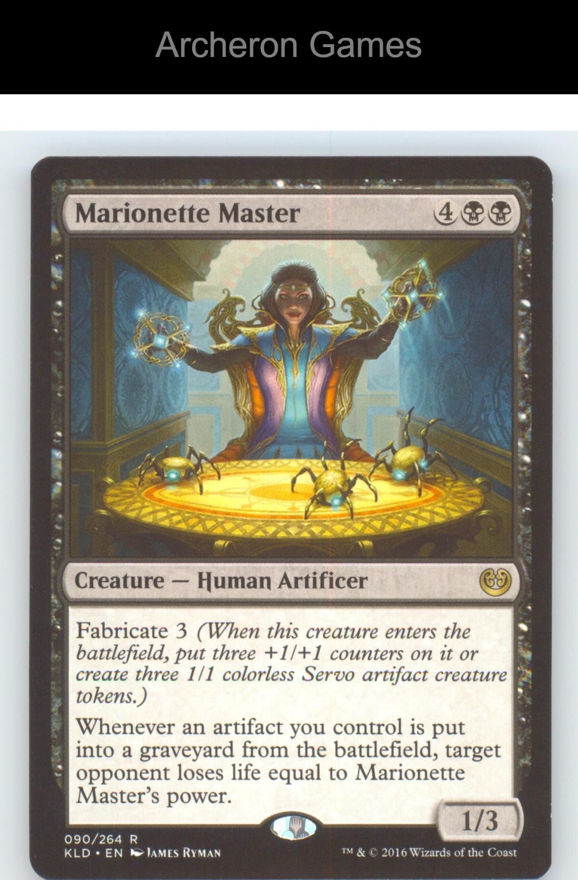 Marionette Master KLD 90 R MTG Card Kaladesh