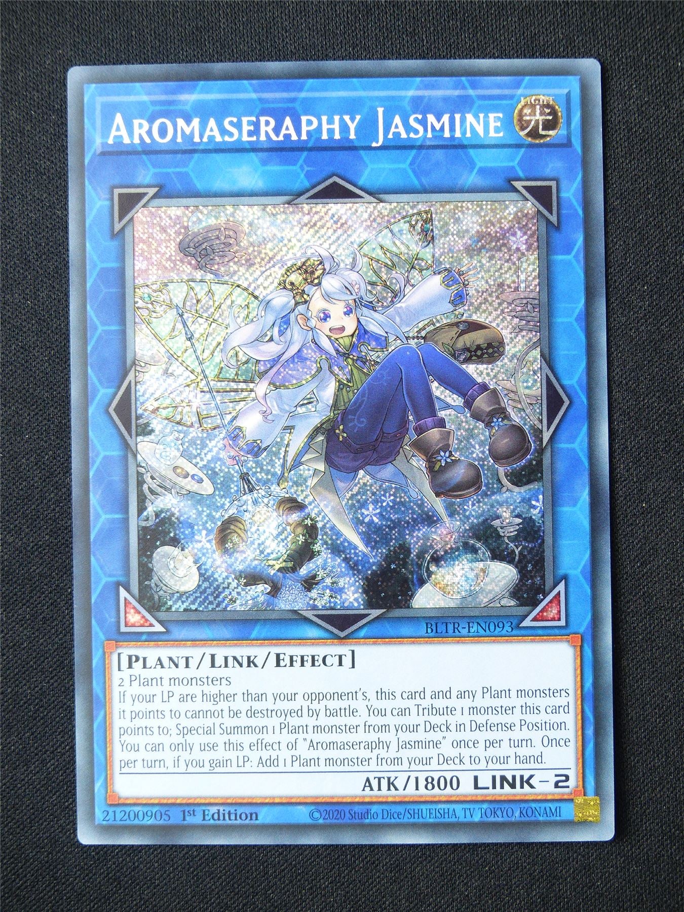 Aromaseraphy Jasmine BLTR Secret Rare - 1st ed Yugioh Card #2TF