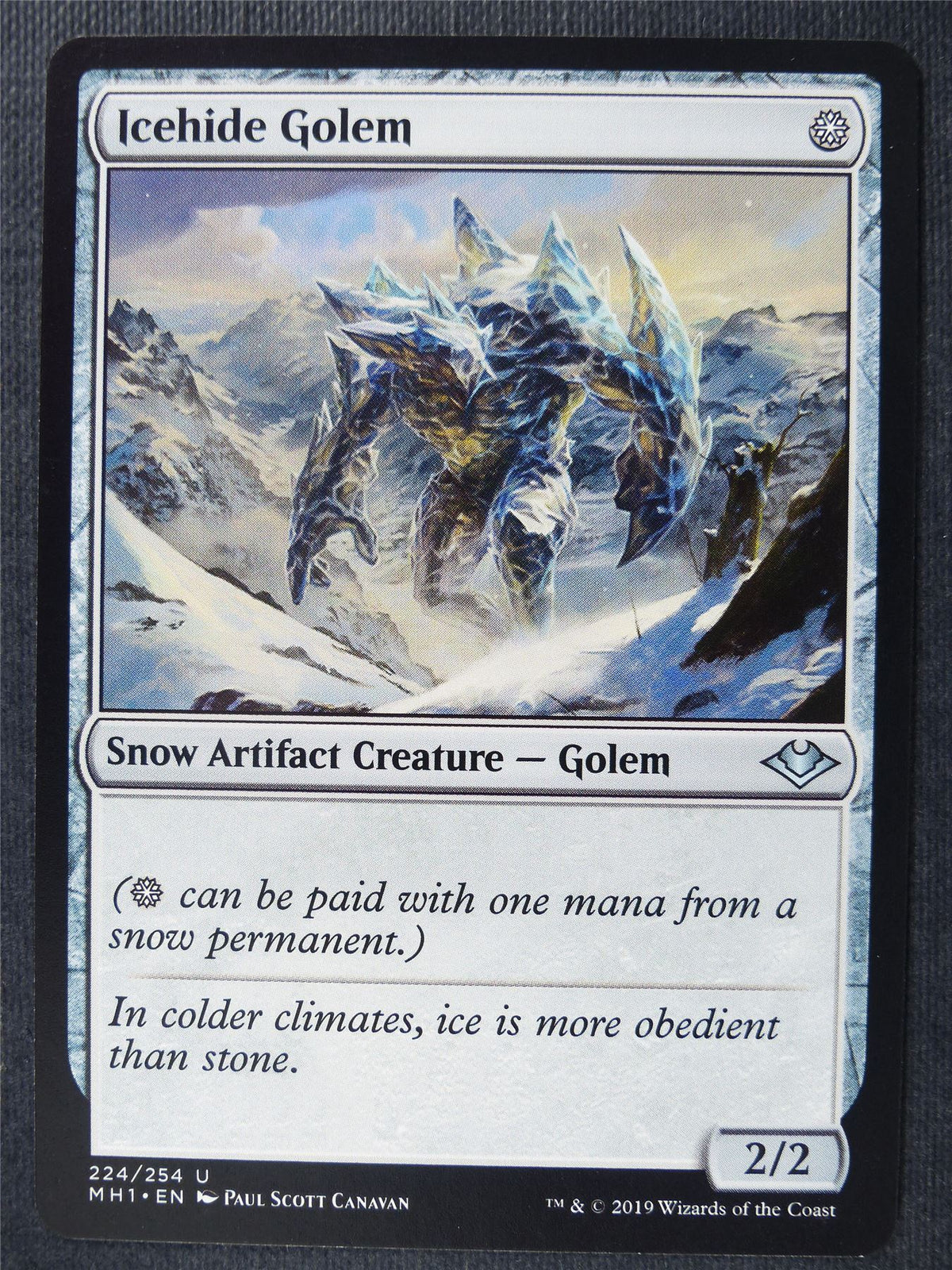 Icehide Golem - Mtg Card #1Q6