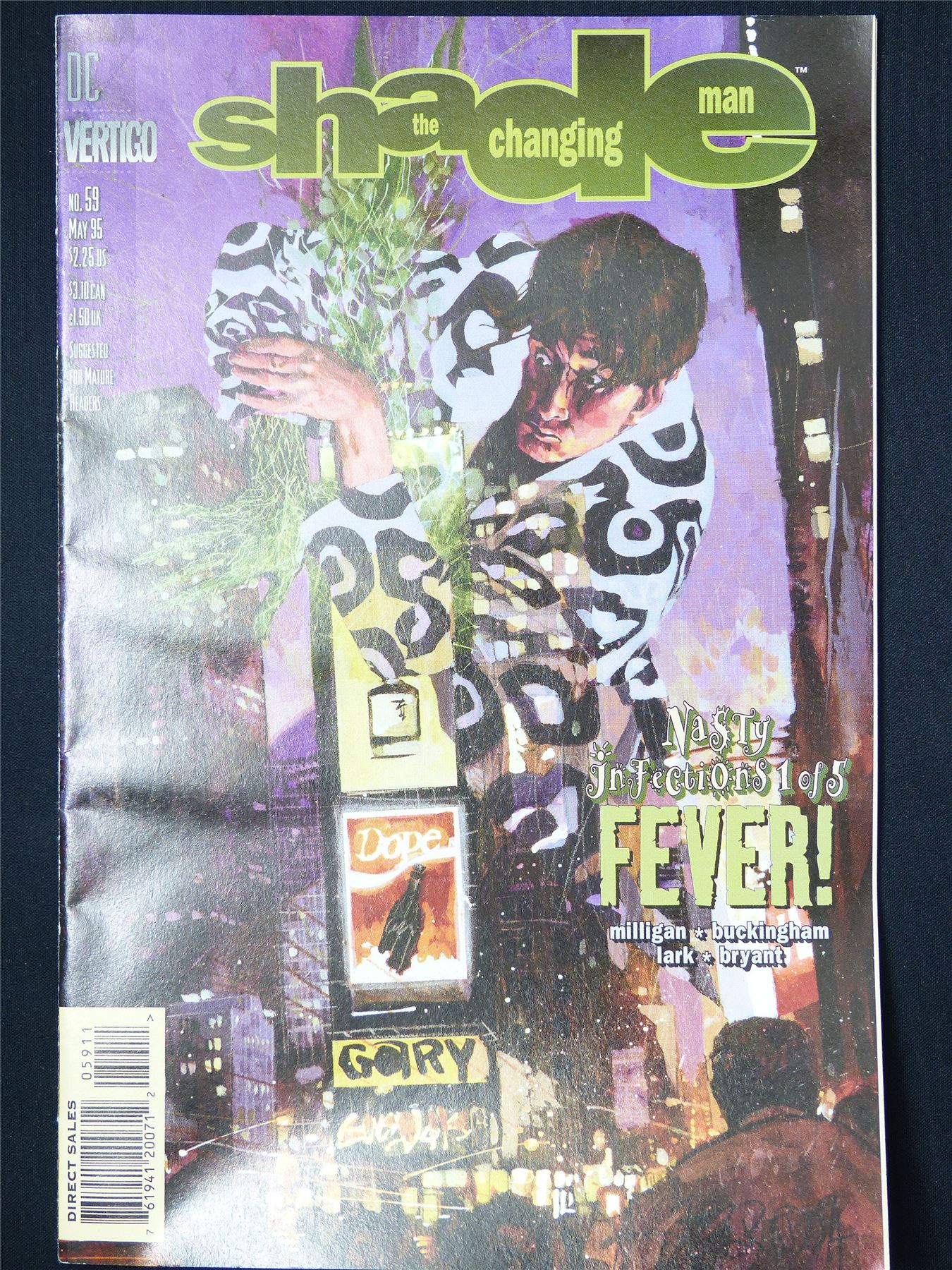 SHADE the Changing Man #59 - DC Vertigo Comic #175
