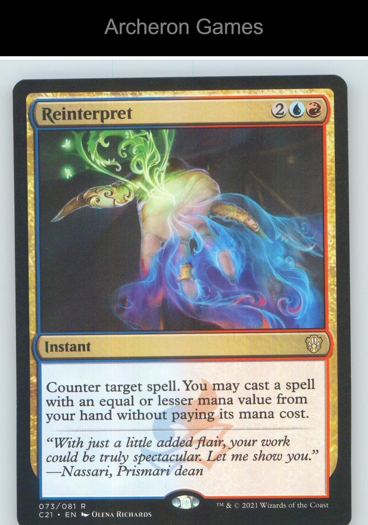 Reinterpret C21 73 R MTG Card NM/EX+