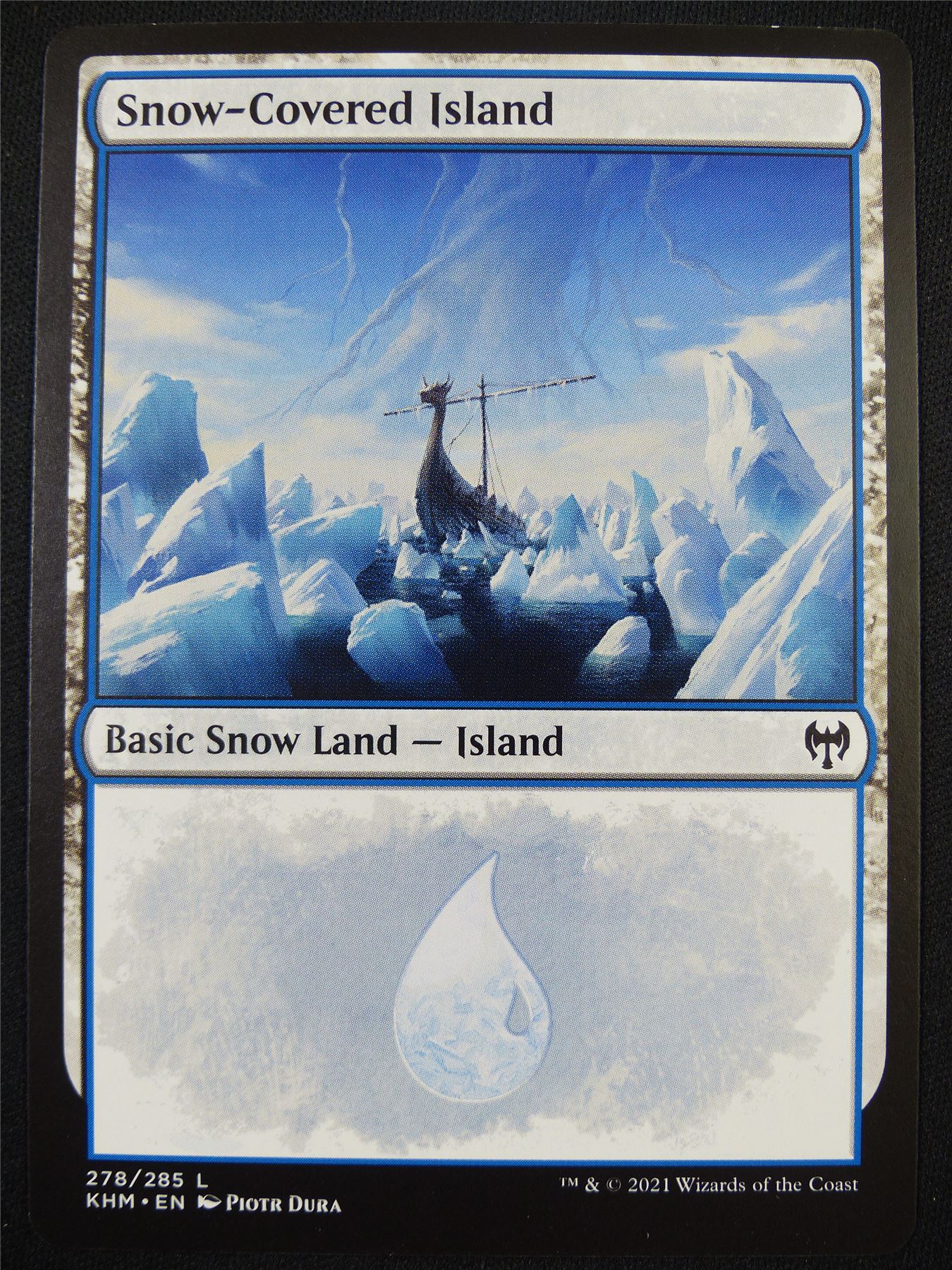 Snow-Covered Island 278/285 - KHM - Mtg Card #5CQ
