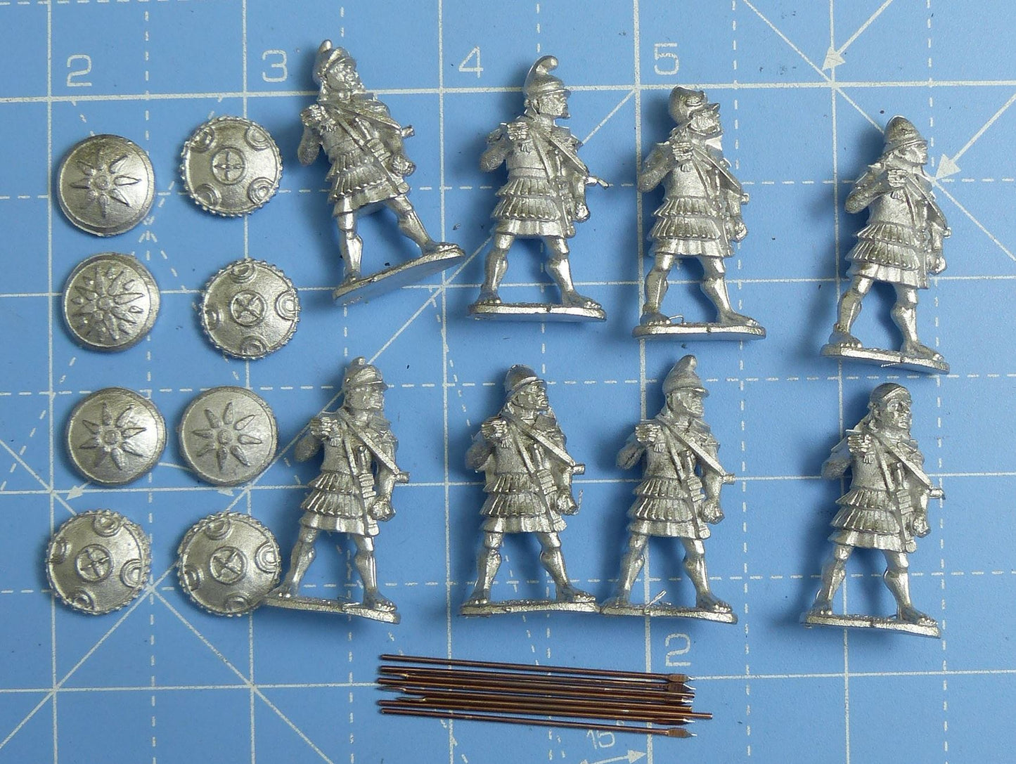 Armoured Macedonian Pikemen WG92 Metal - Wargames Foundry Miniatures #26I