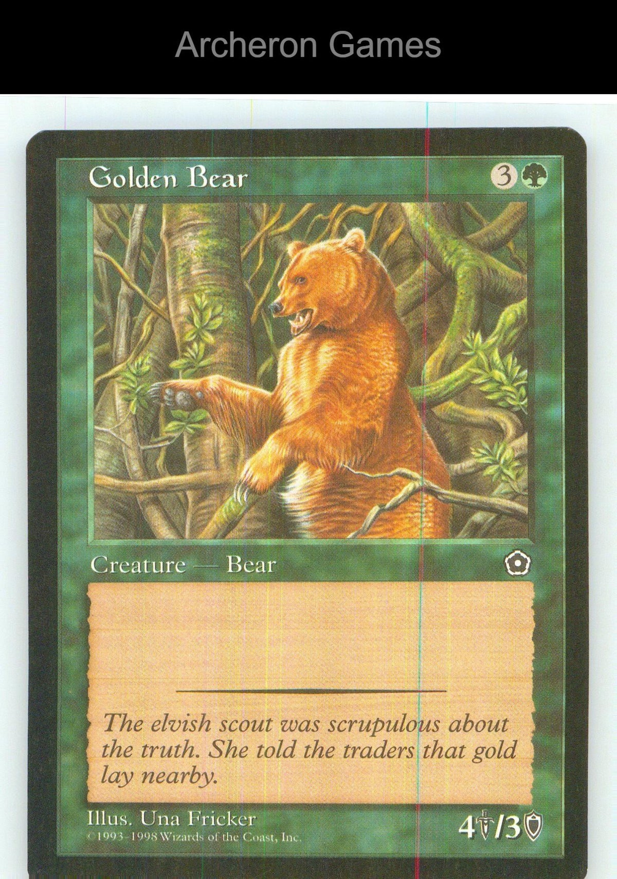 Golden Bear PLST C MTG Card NM/EX+
