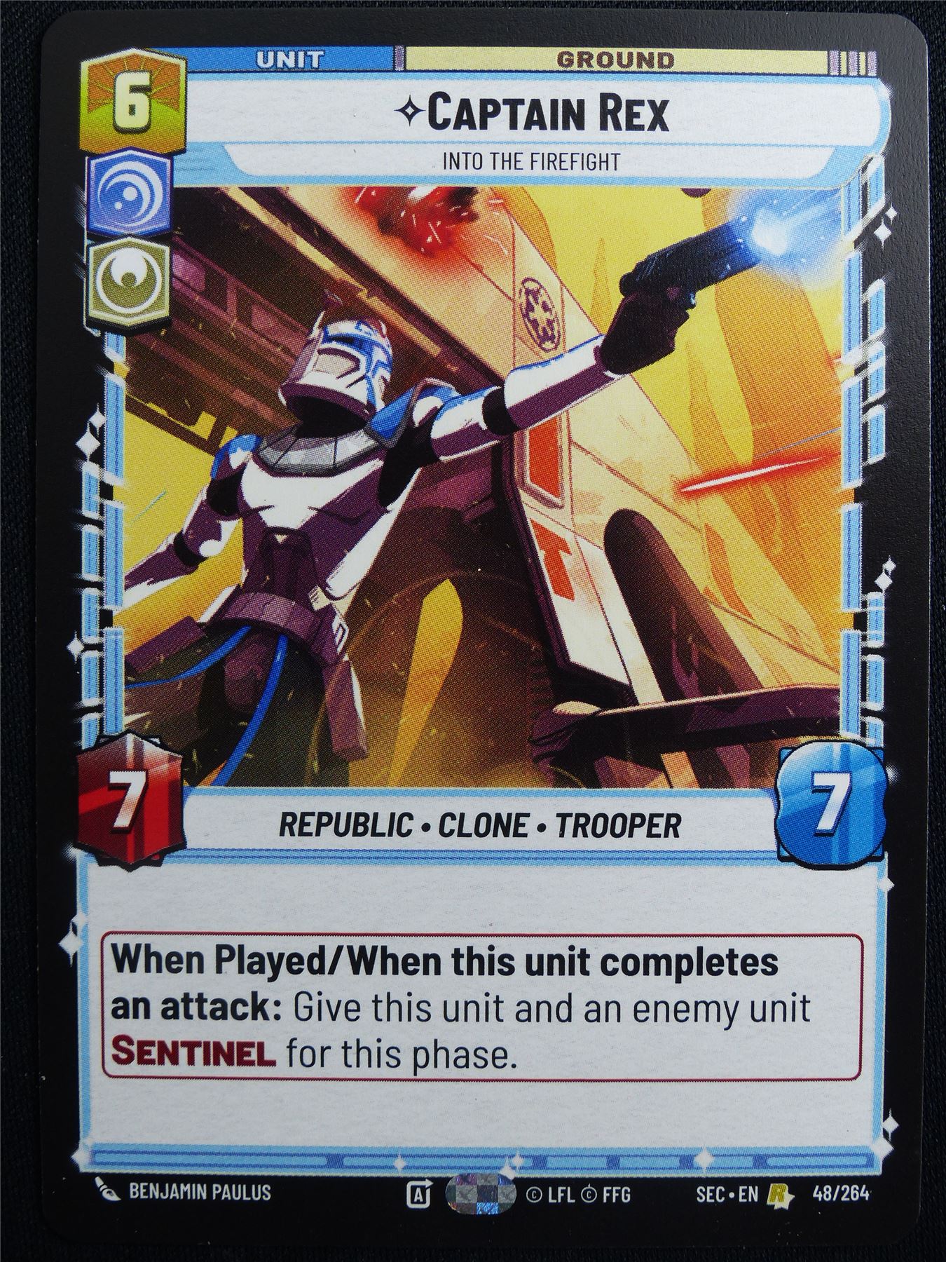 Captain Rex 48/264 - Star Wars Unlimited Card #4VY
