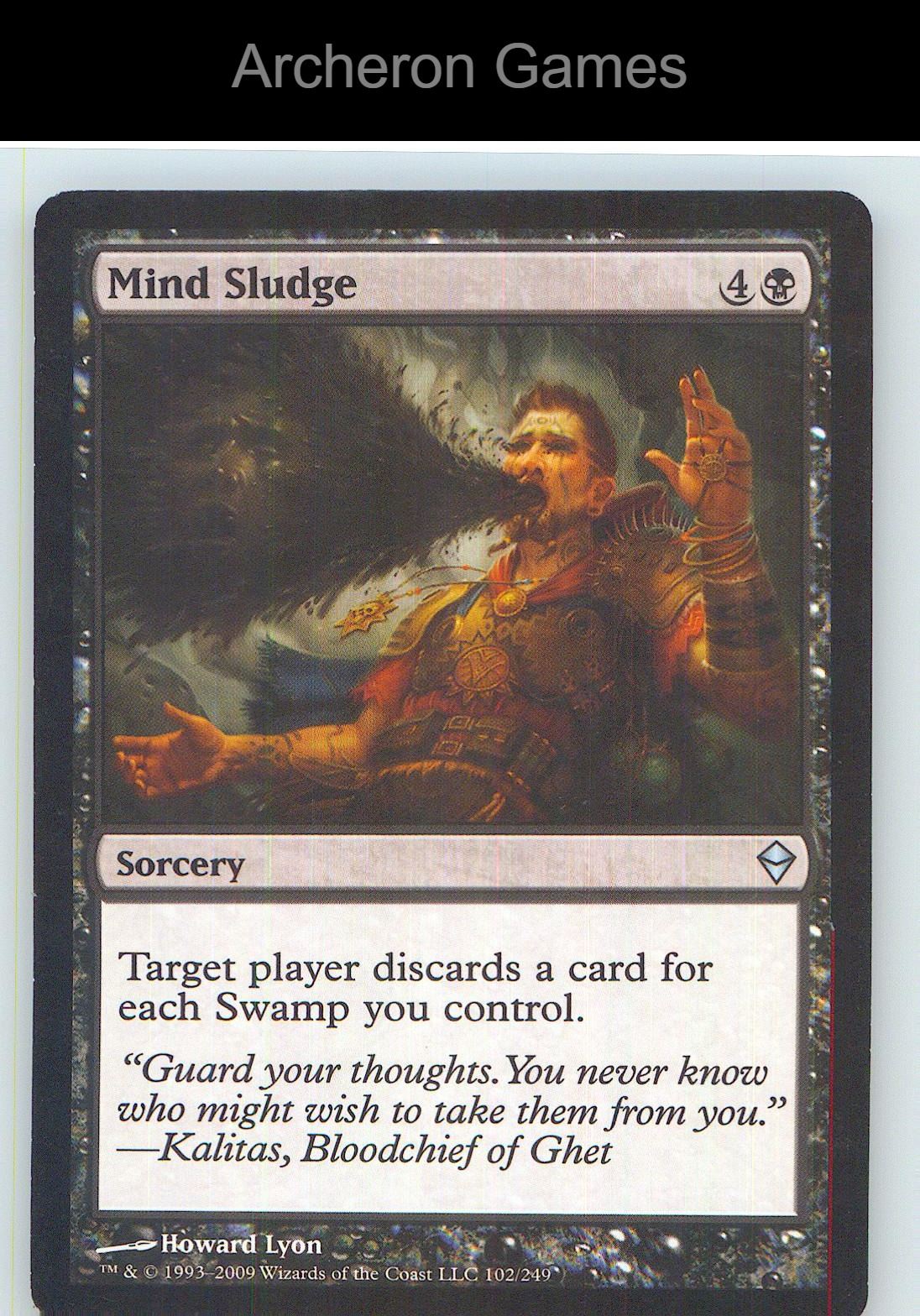 Mind Sludge ZEN 102 UC MTG Card NM/EX+